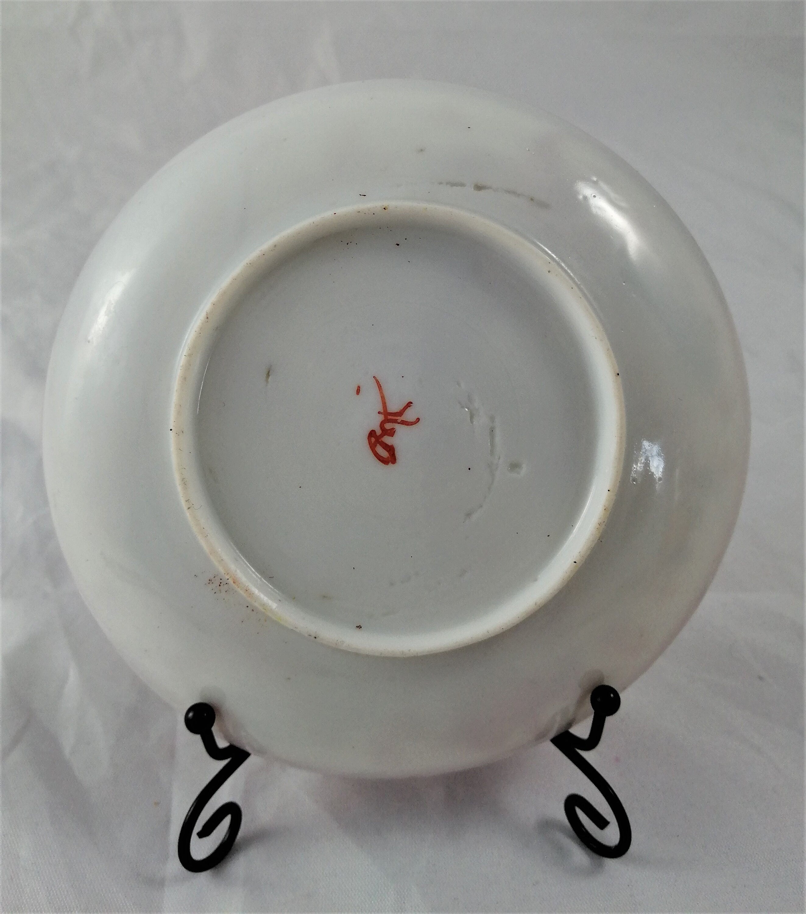 Dish, Plates, Vase, Gourd Vase (3) - Kutani, 九谷造 - Porcelain - Japan - Early 20th century