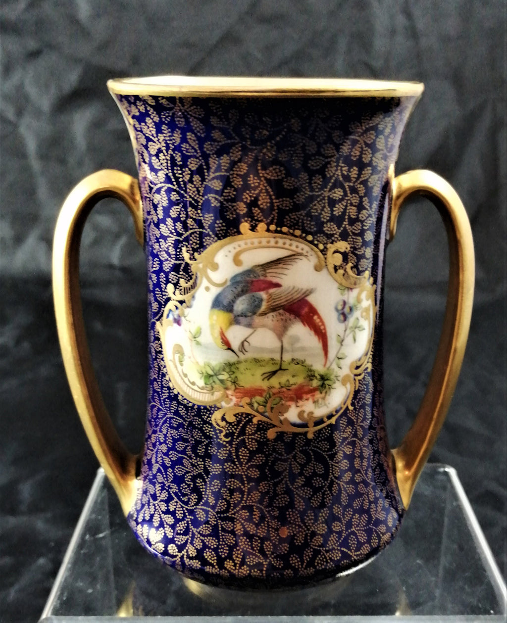 Two painted cylindrical vases, Robert Allen, RA7634, N. Keates, 1907 - 1922