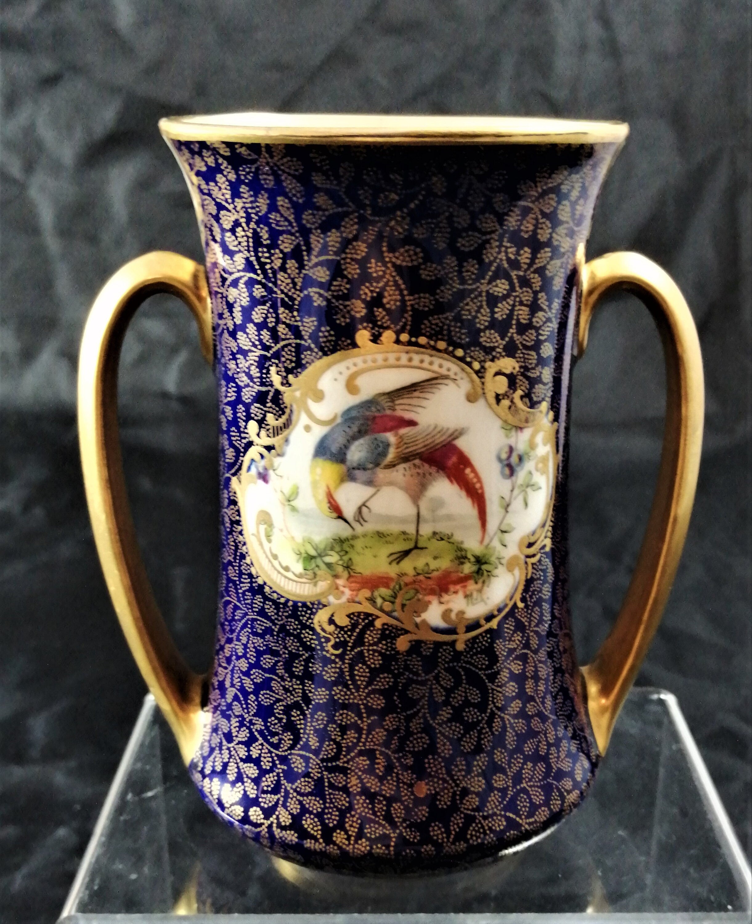 Two painted cylindrical vases, Robert Allen, RA7634, N. Keates, 1907 - 1922