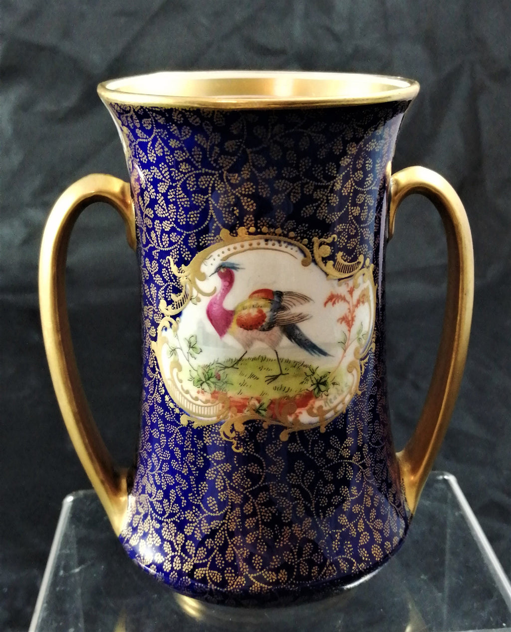 Two painted cylindrical vases, Robert Allen, RA7634, N. Keates, 1907 - 1922