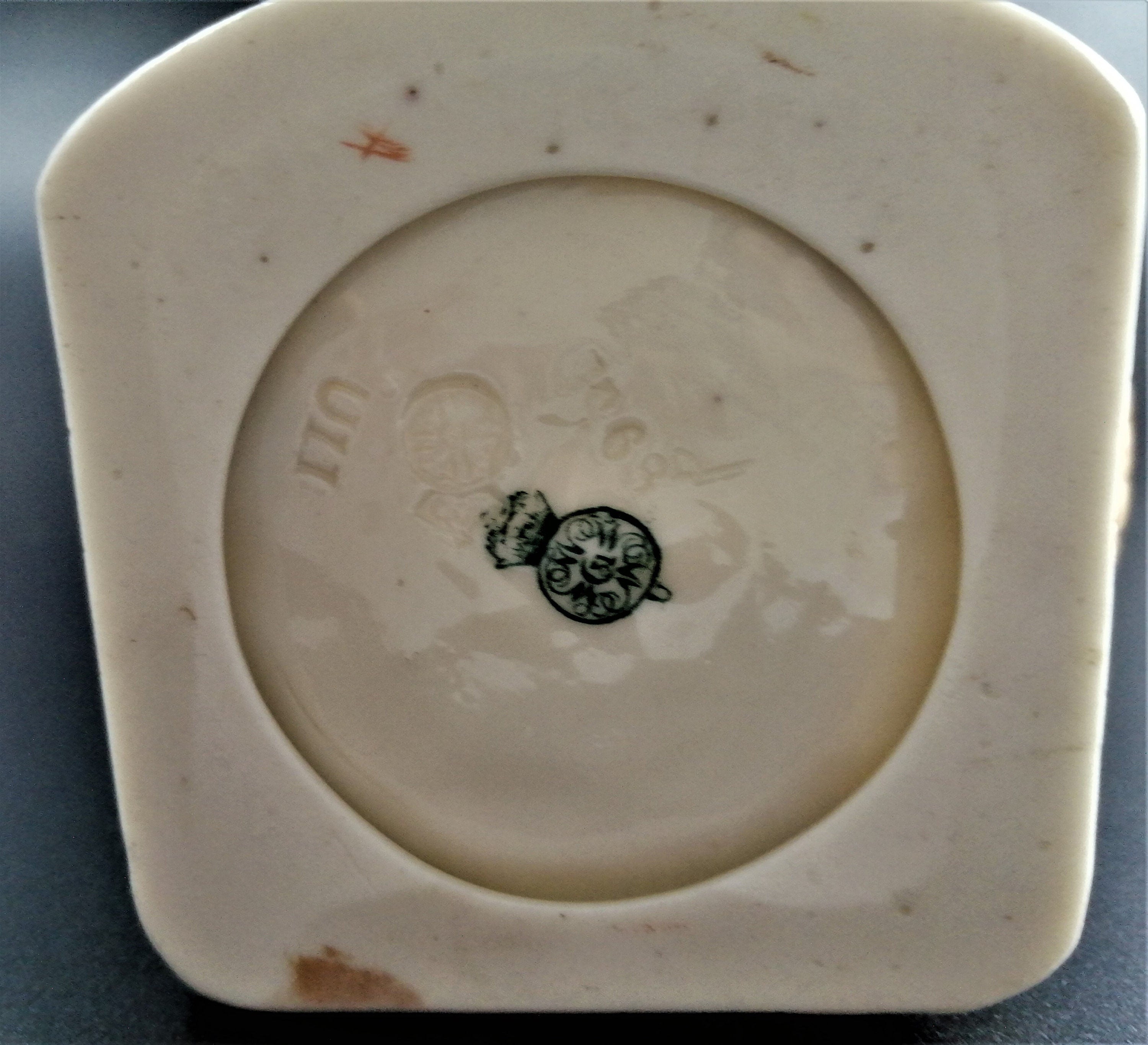Antique Royal Worcester,boy with basket,modelled by James Hadley.