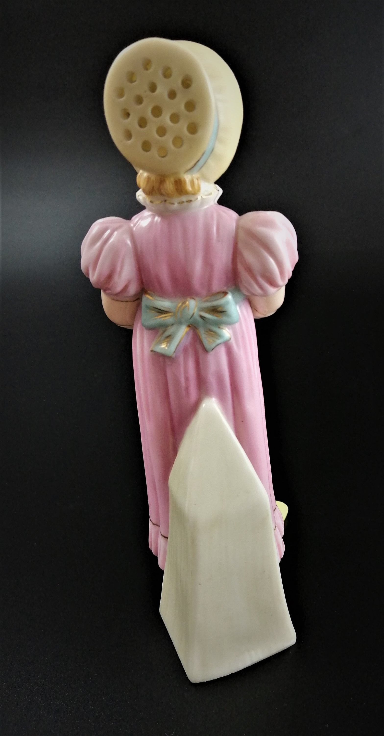 Rare Royal Worcester Porcelain Sugar Caster: Kate Greenaway Style, 1883
