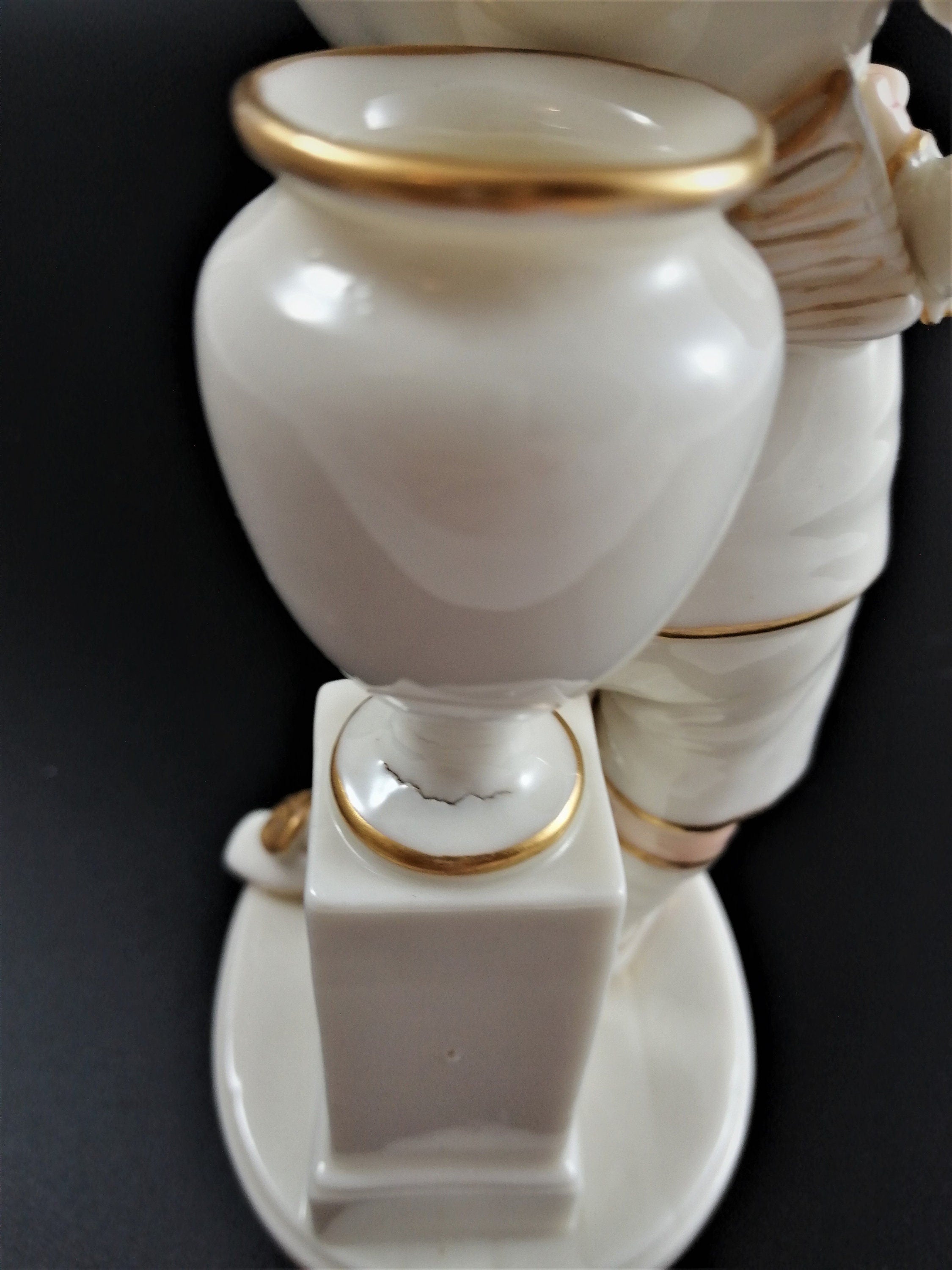 Rare Royal Worcester Figurine: Boy with Vase by James Hadley, 1883