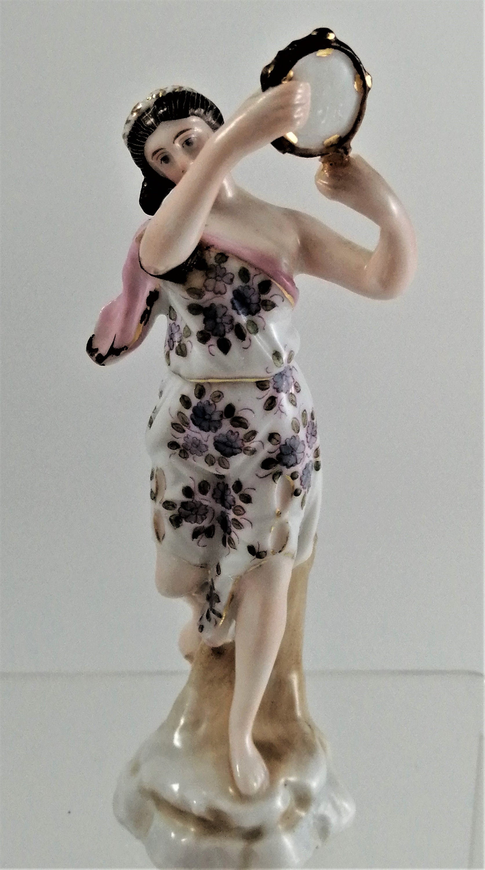 Antique porcelain figurine ,Volkstedt porcelain manufactory.