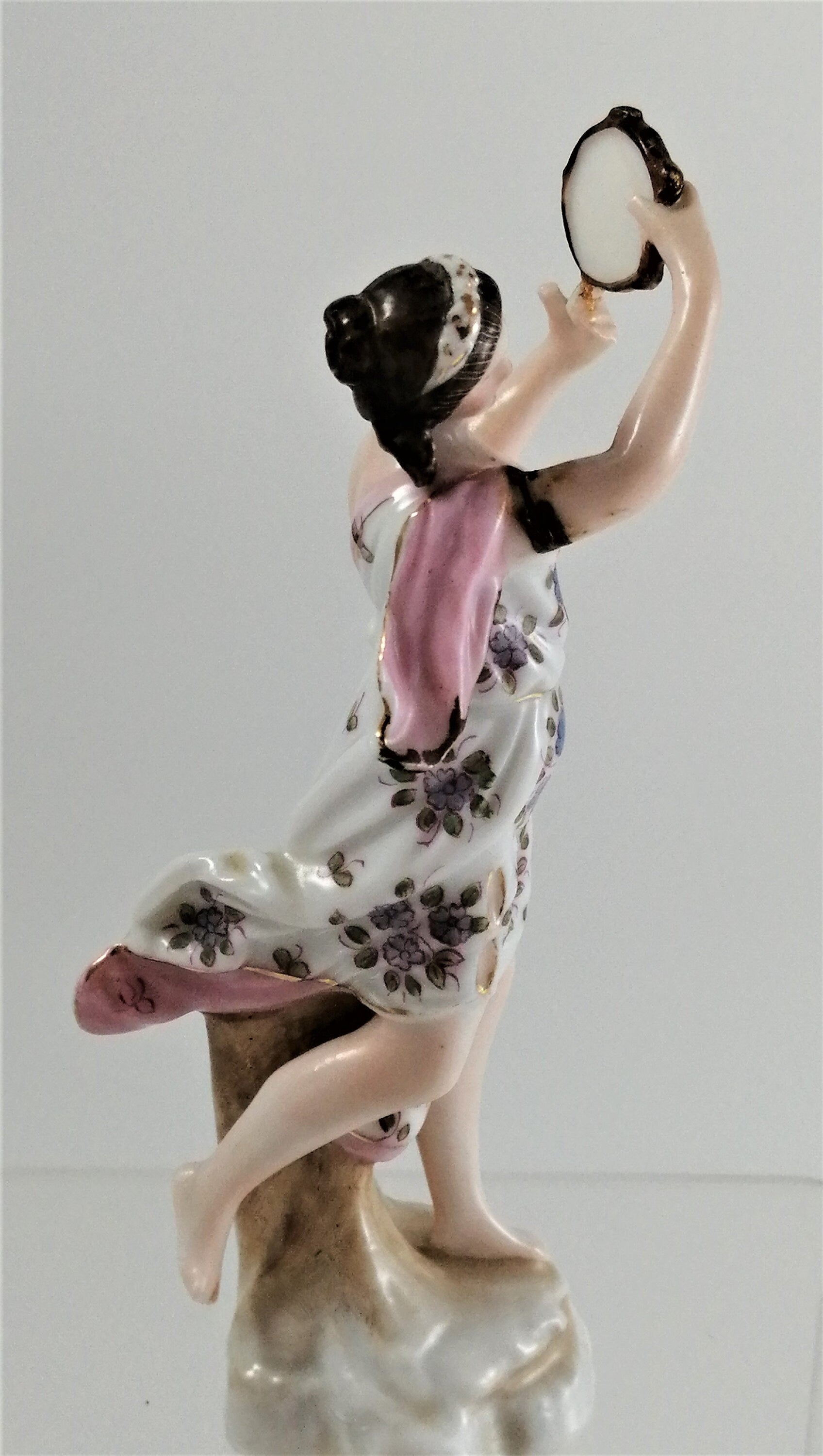 Antique porcelain figurine ,Volkstedt porcelain manufactory.