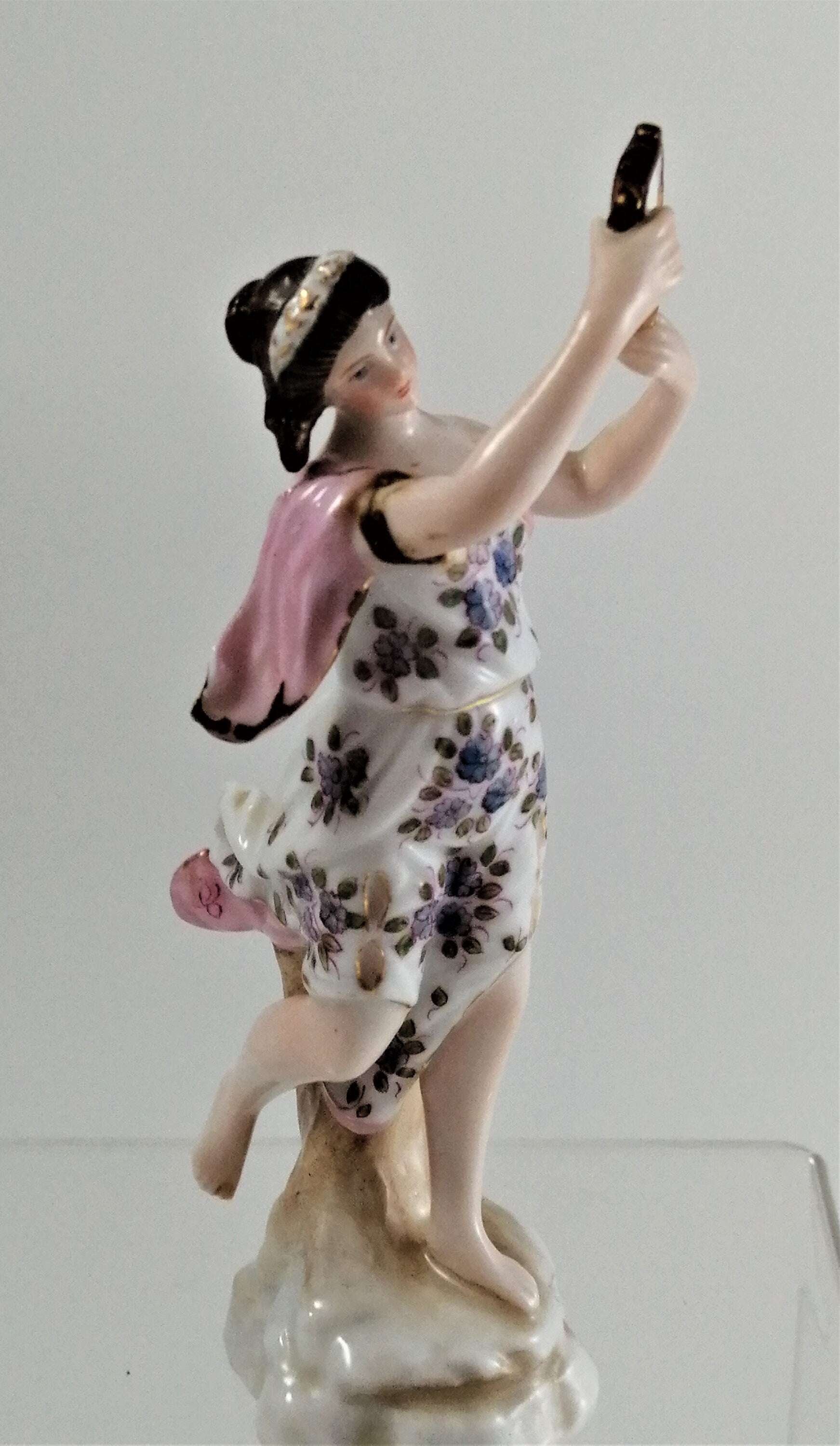 Antique porcelain figurine ,Volkstedt porcelain manufactory.