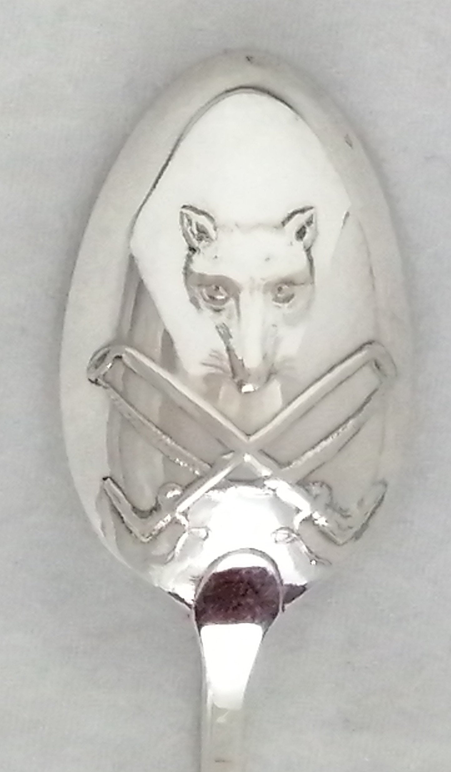 Sterling Silver Fancy Back (Picture Back) Teaspoons (Set of 6) - I Love Liberty