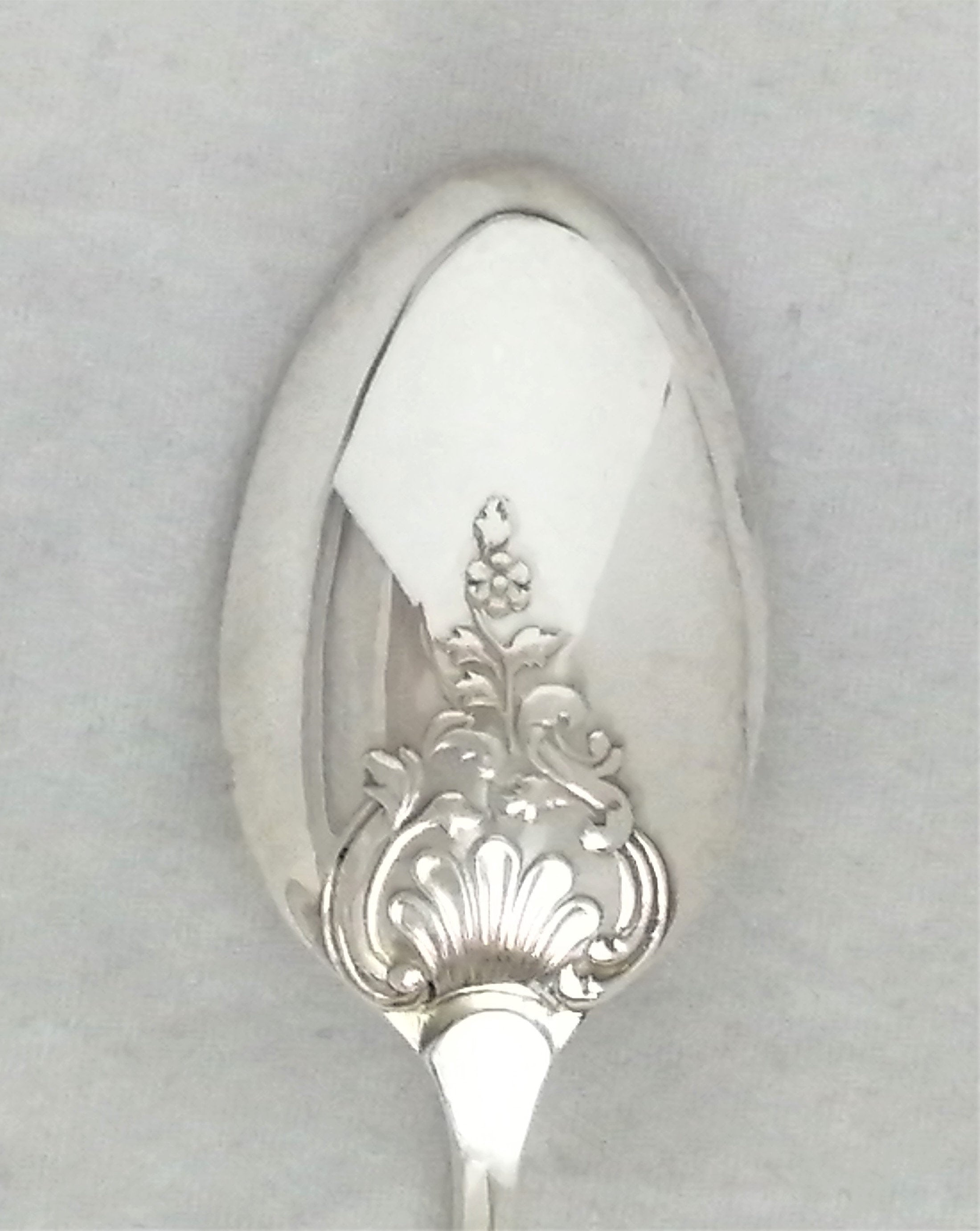 Sterling Silver Fancy Back (Picture Back) Teaspoons (Set of 6) - I Love Liberty