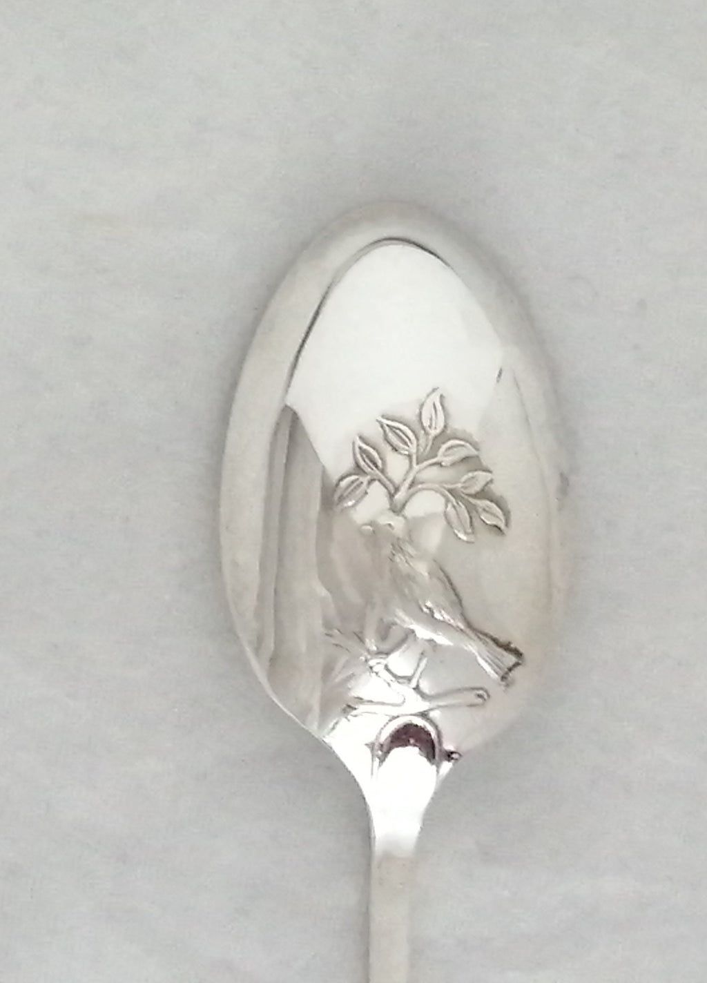 Sterling Silver Fancy Back (Picture Back) Teaspoons (Set of 6) - I Love Liberty