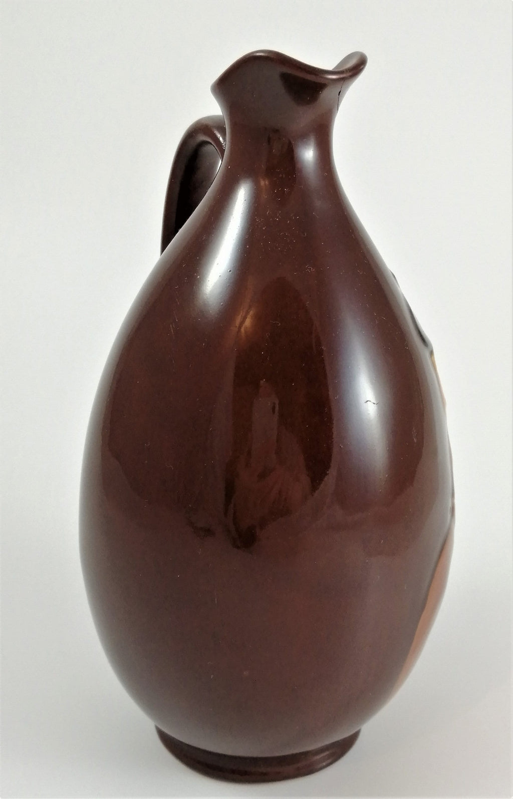 Antique Edwardian stoneware Royal Doulton Kingsware SPORTING SQUIRE Dewars whisky jug flask flagon