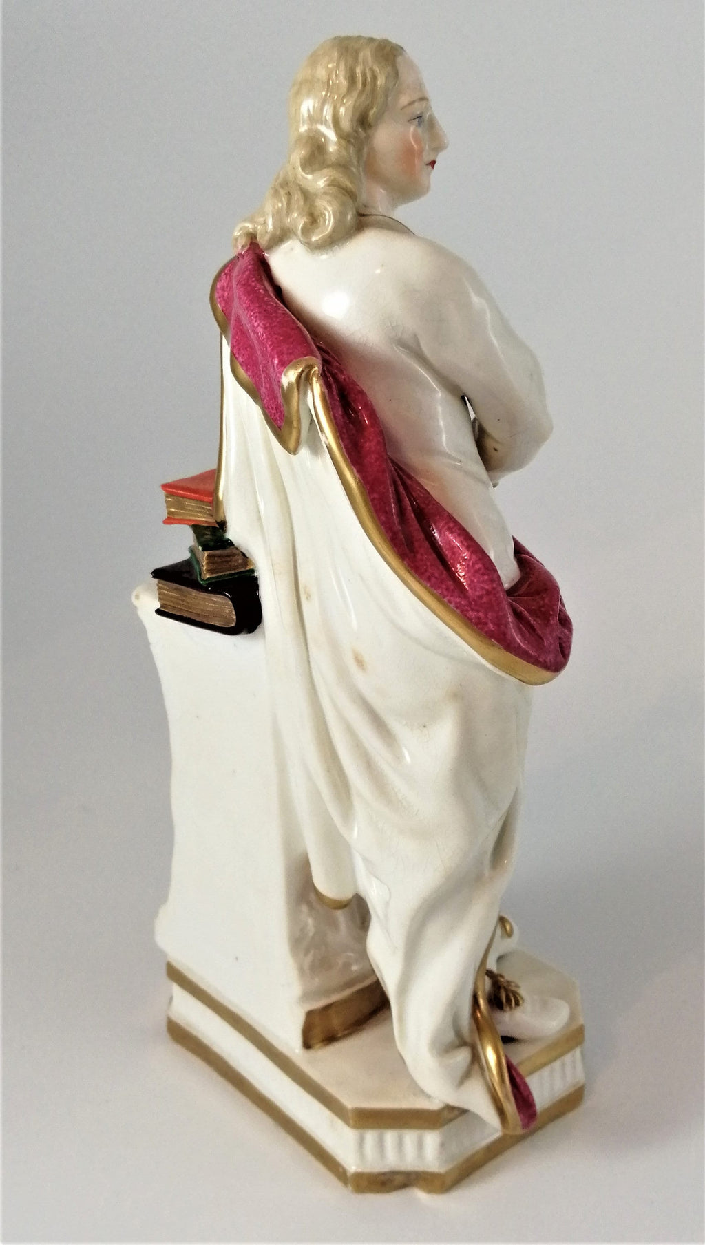 Antique Derby porcelain figures of Milton circa 1780-1785.