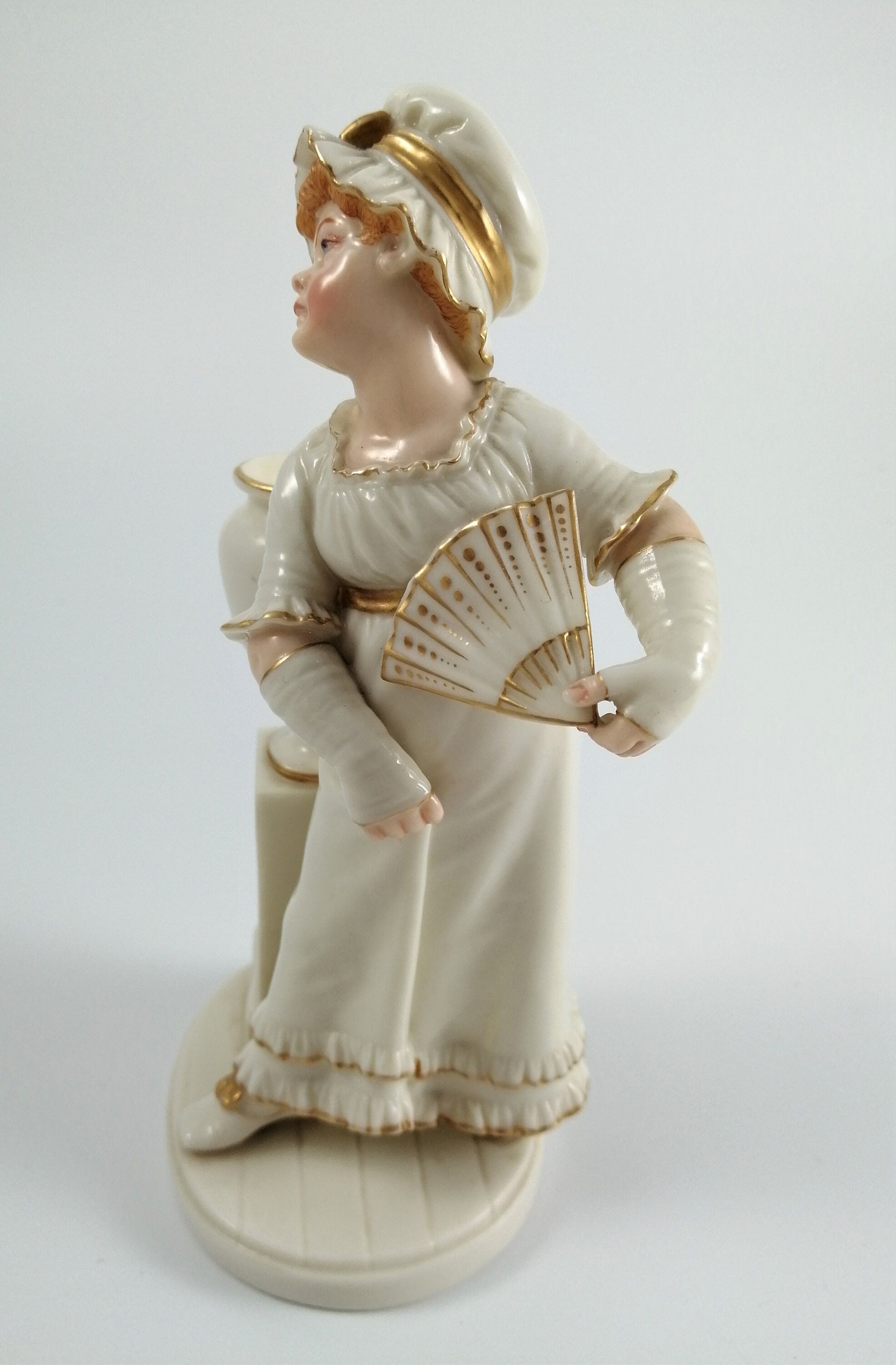 Antique Royal Worcester ,James Hadley, porcelain figurine