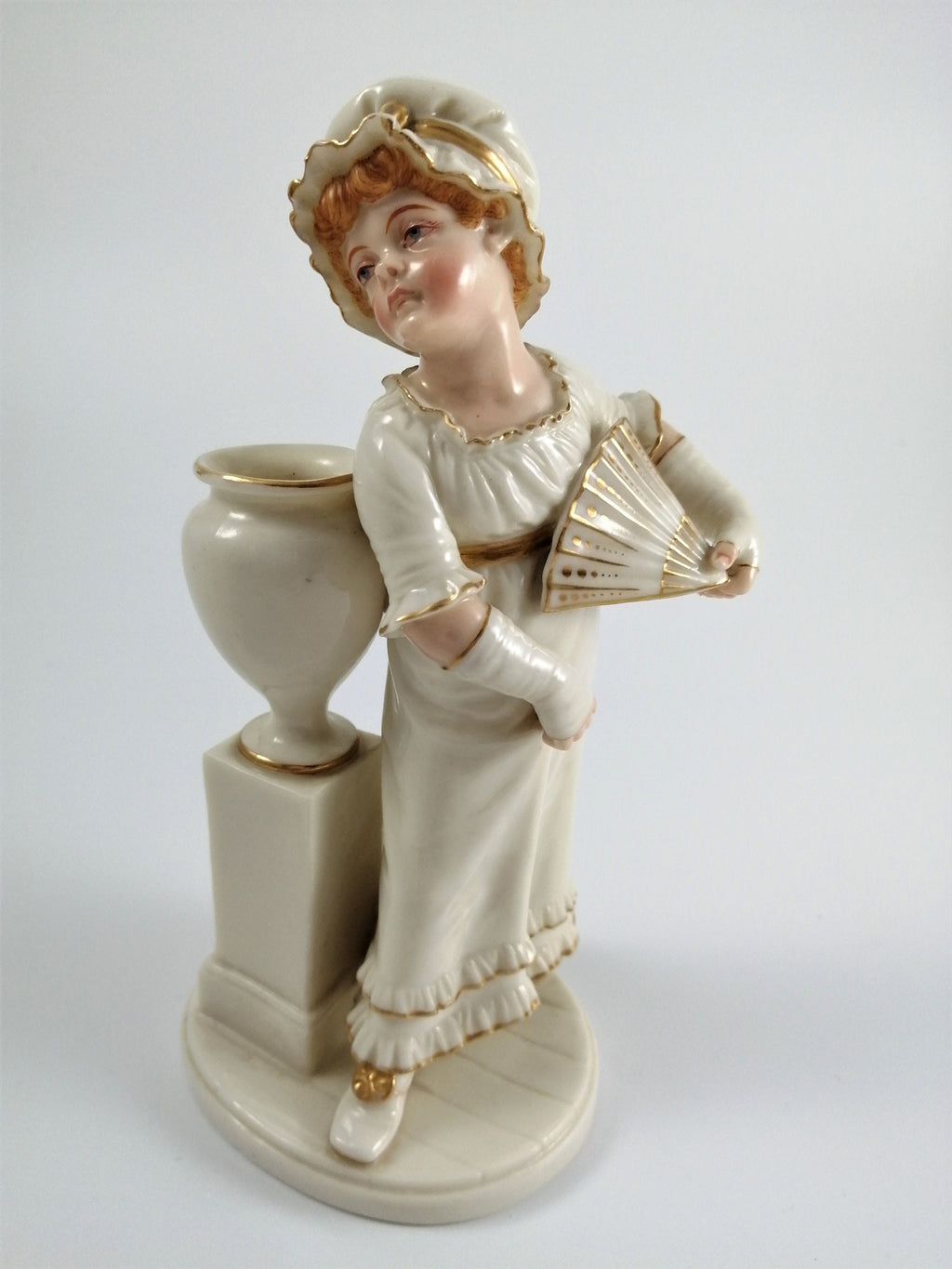 Antique Royal Worcester ,James Hadley, porcelain figurine