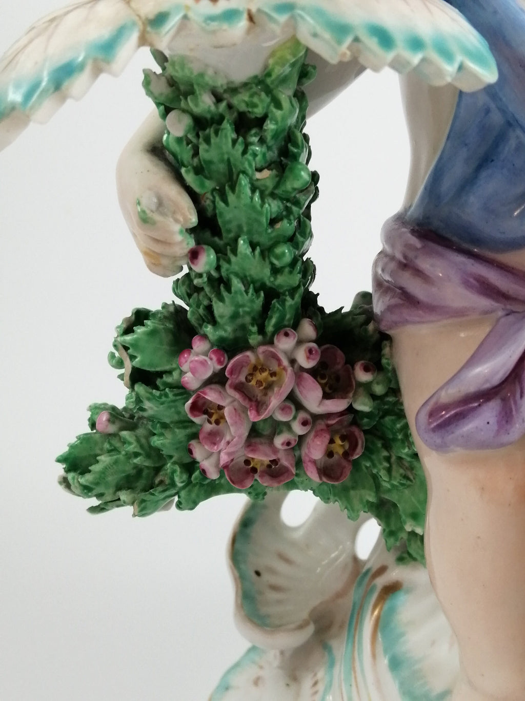 Antique Derby Porcelain Cherub Candlesticks: Sampson Hancock, c. 1867–1870