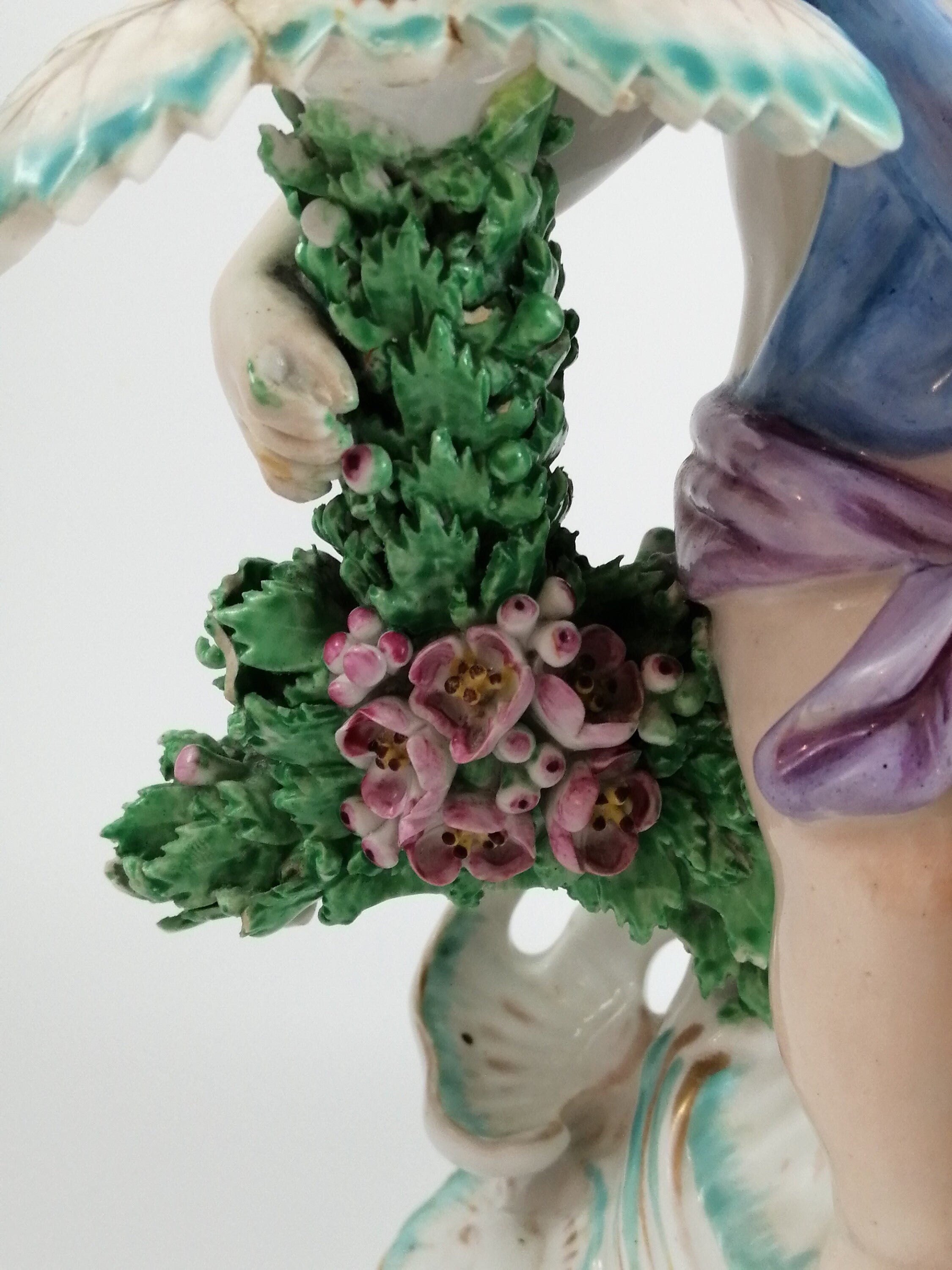 Antique Derby Porcelain Cherub Candlesticks: Sampson Hancock, c. 1867–1870