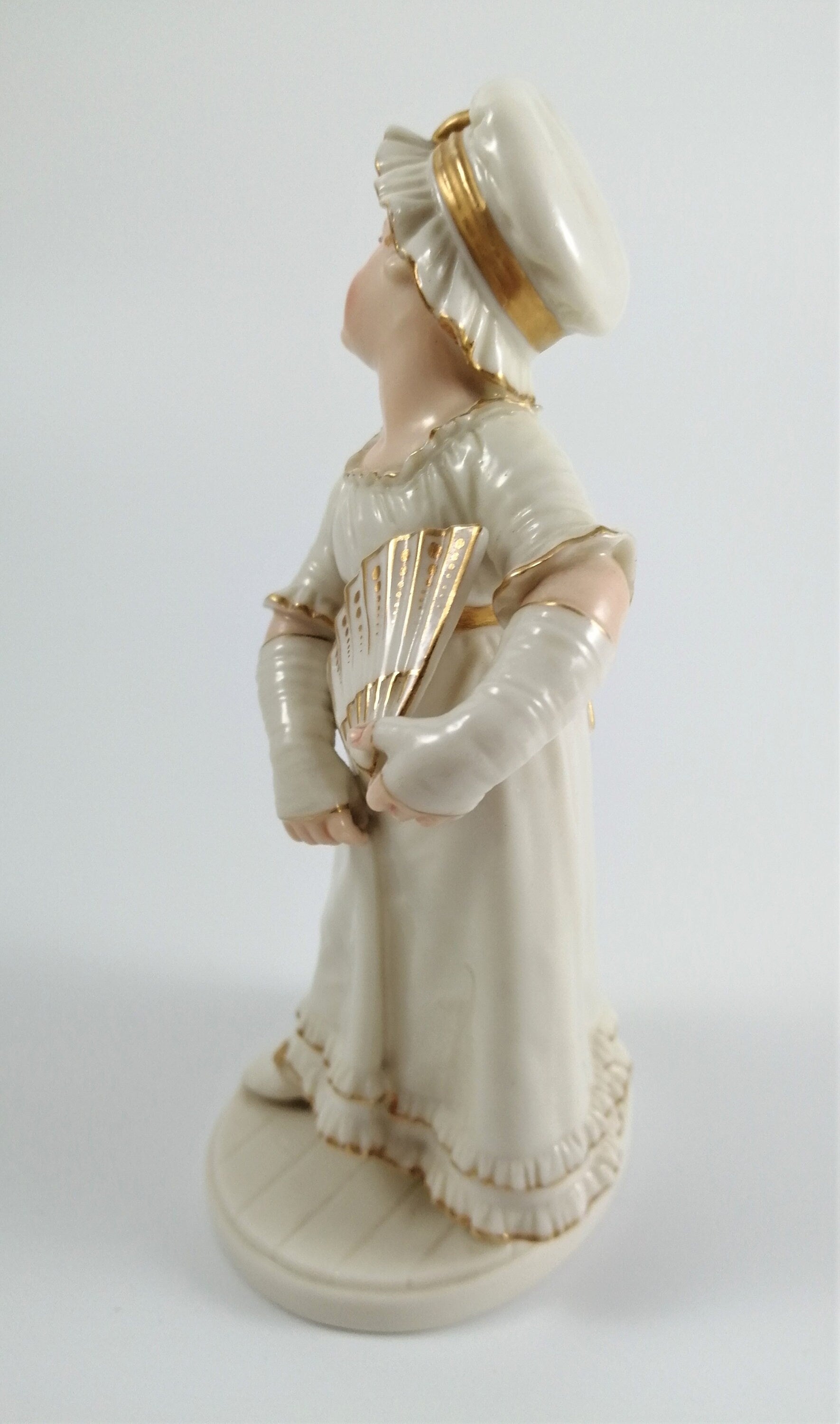 Antique Royal Worcester ,James Hadley, porcelain figurine