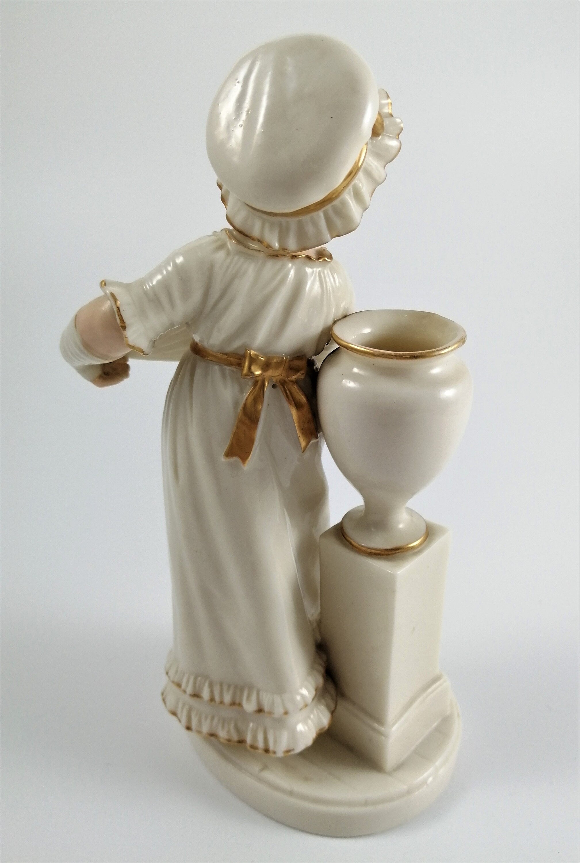 Antique Royal Worcester ,James Hadley, porcelain figurine