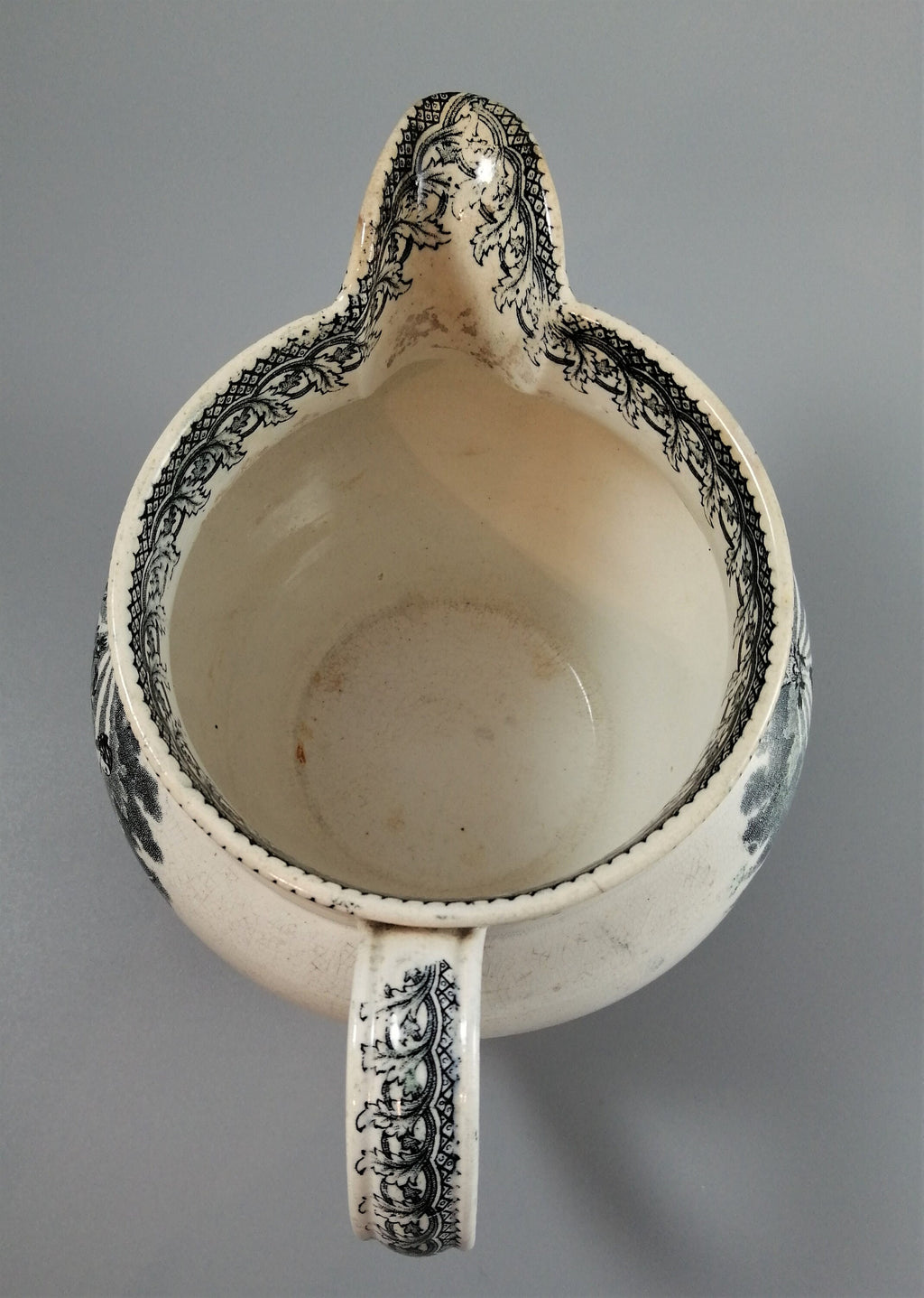 Antique jug with Masonic designs, Independent Order of Odd Fellows Fraternity.