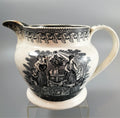 Antique jug with Masonic designs, Independent Order of Odd Fellows Fraternity.