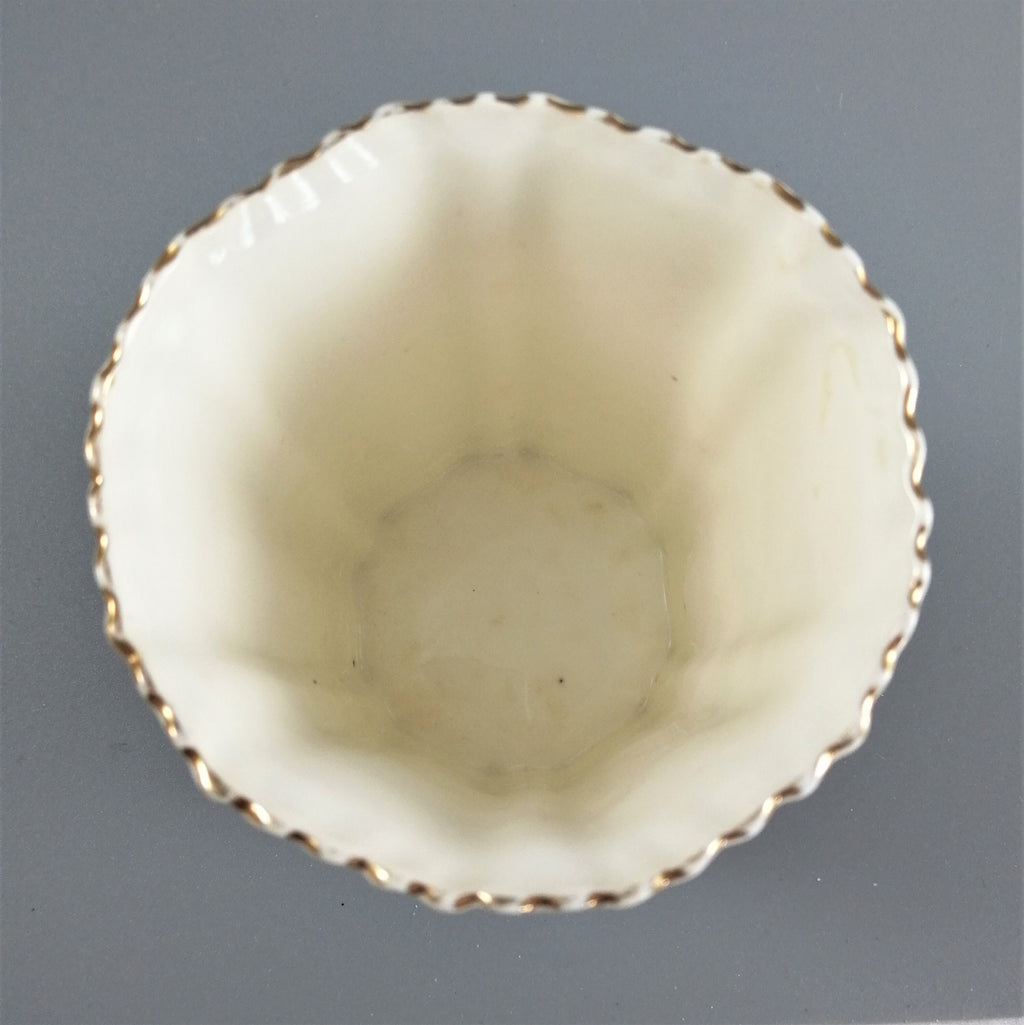 Three antique porcelain beakers, Manchester Unity of the Independent Order of Oddfellows.