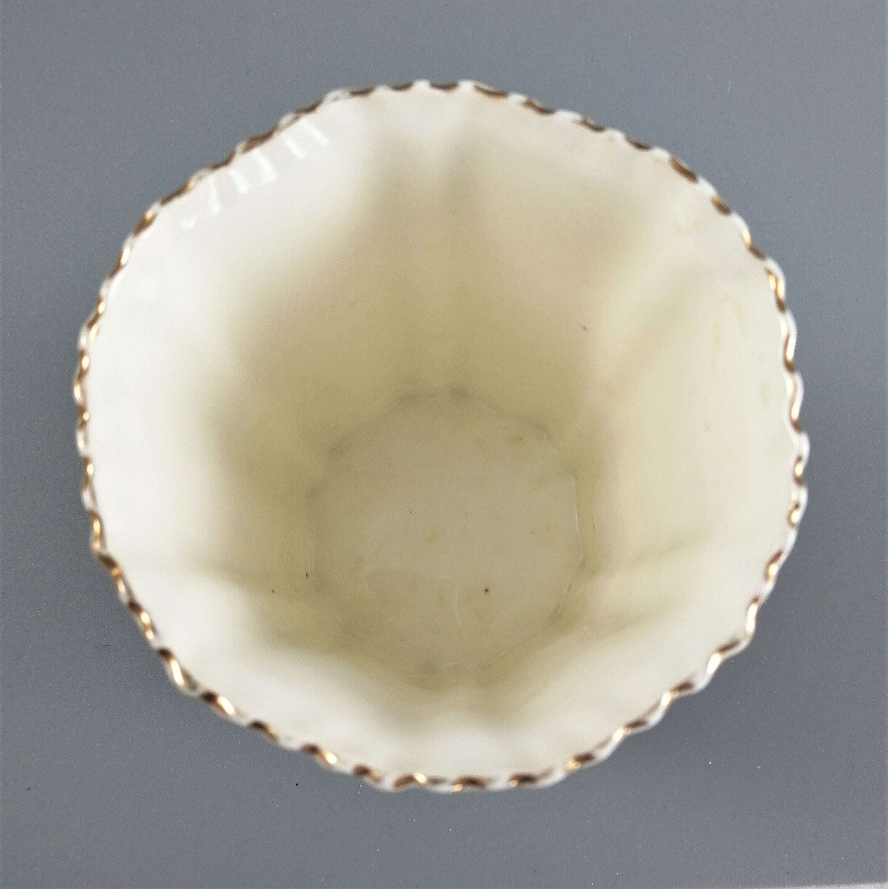 Three antique porcelain beakers, Manchester Unity of the Independent Order of Oddfellows.