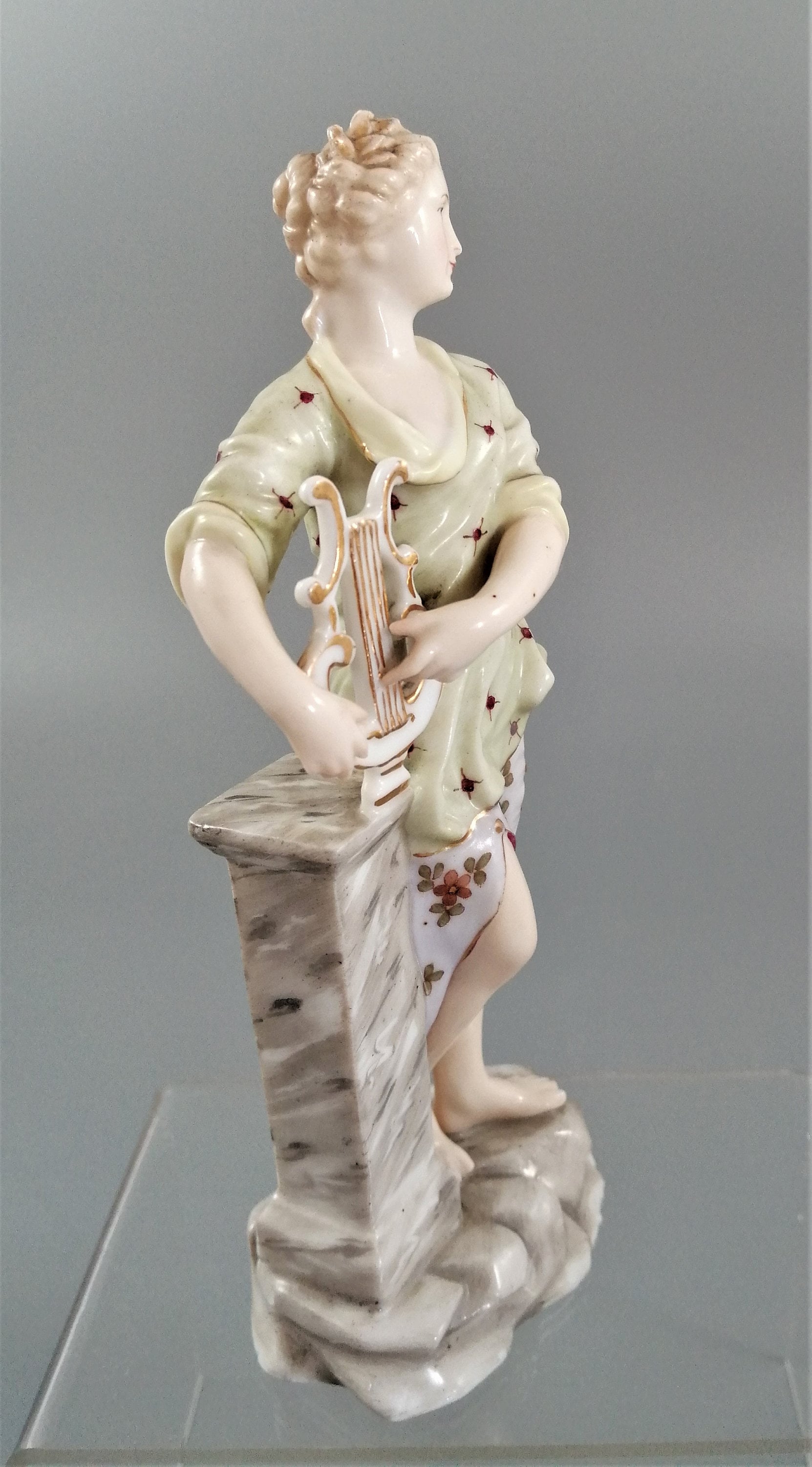 Christian Nonne Volkstedt Antique Porcelain Figurine