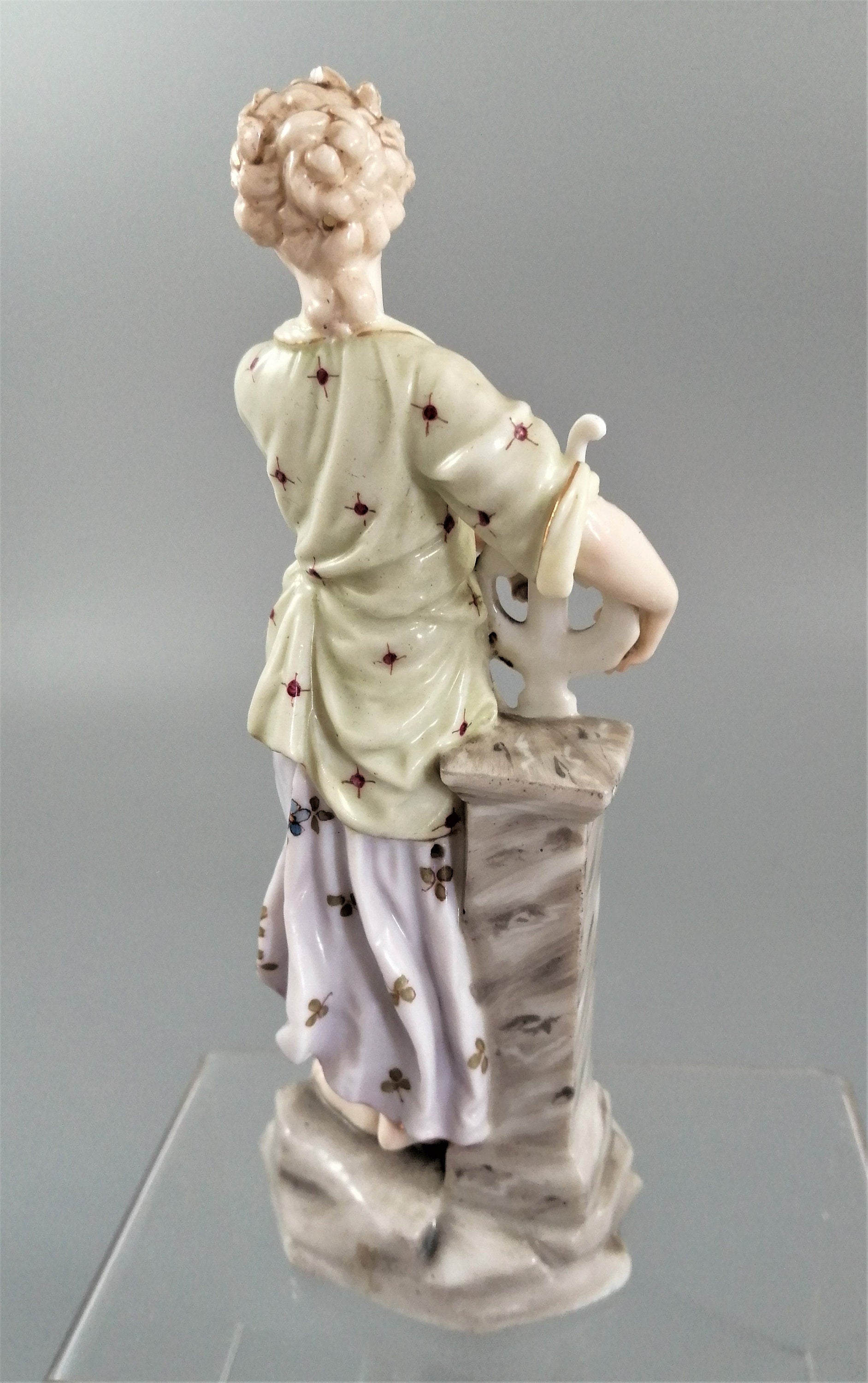Christian Nonne Volkstedt Antique Porcelain Figurine