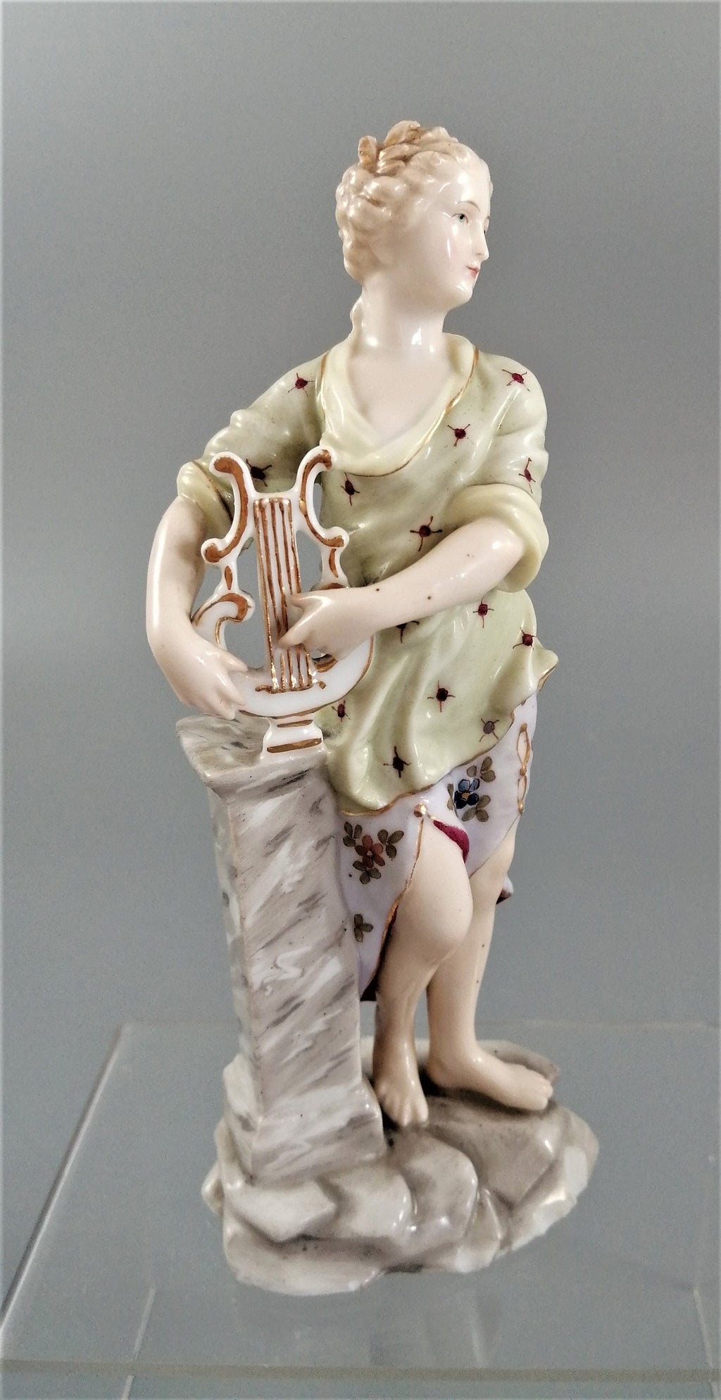 Christian Nonne Volkstedt Antique Porcelain Figurine