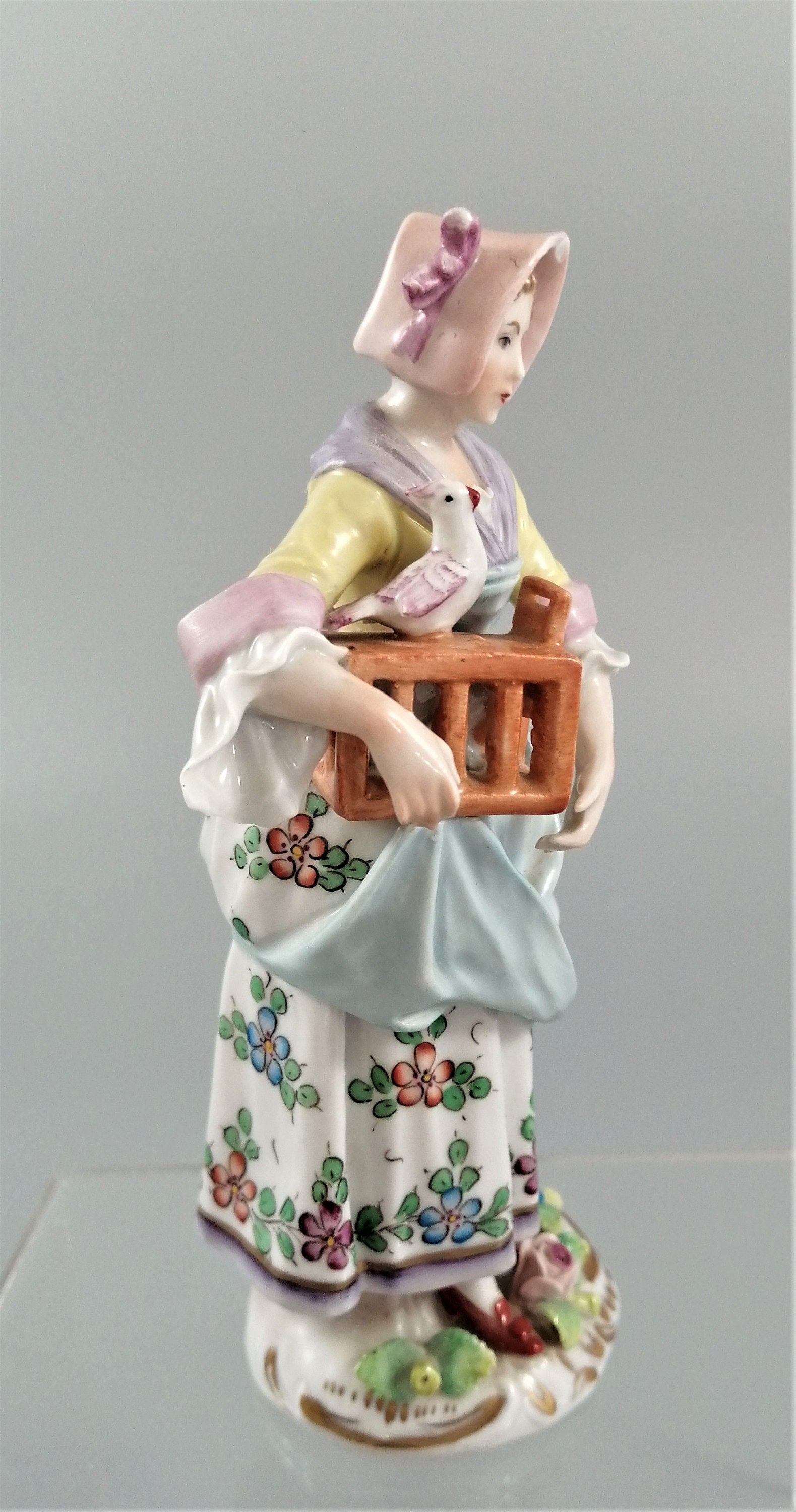 Antique Sitzendorf porcelain figurine,early 20th century
