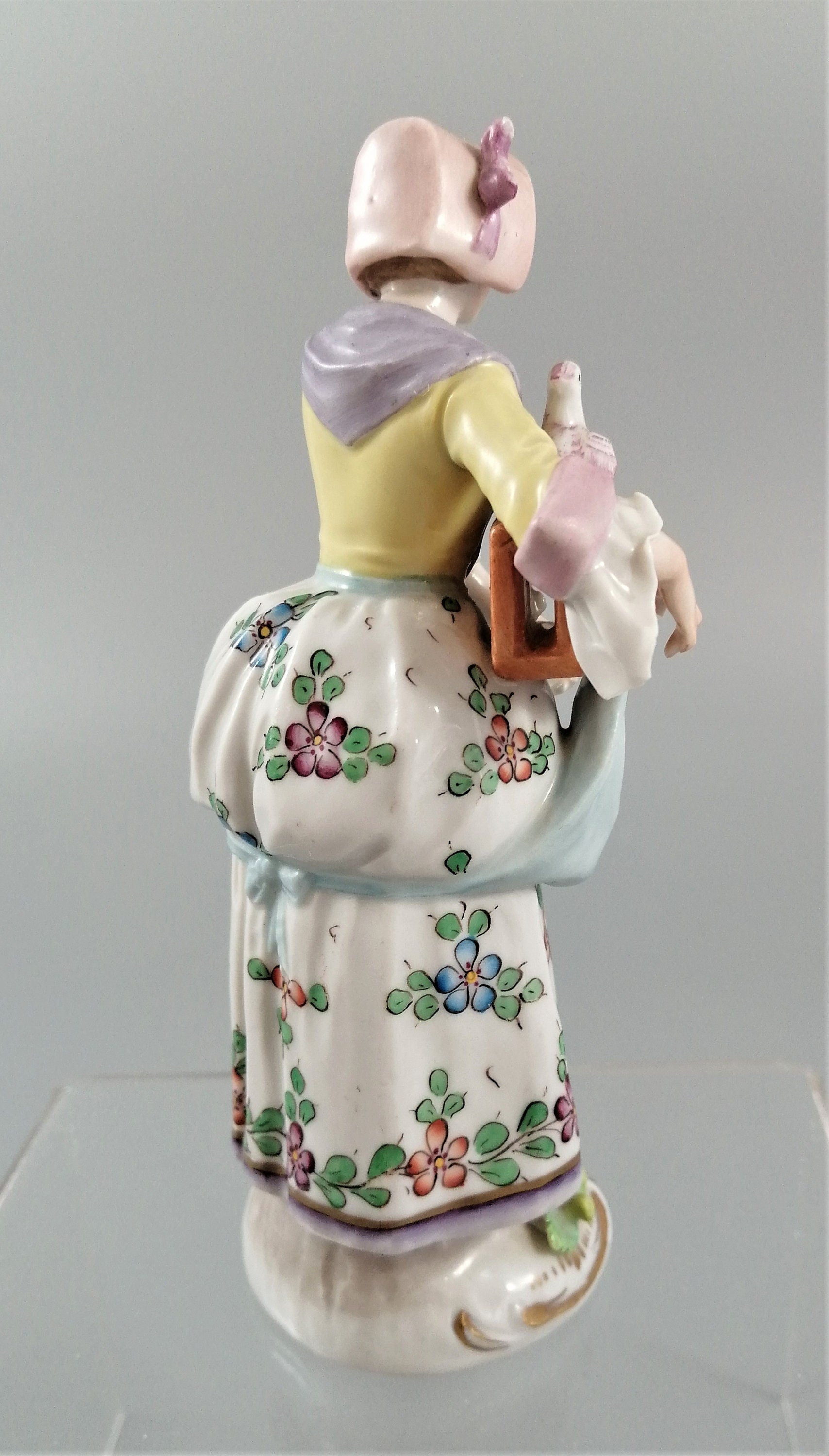 Antique Sitzendorf porcelain figurine,early 20th century