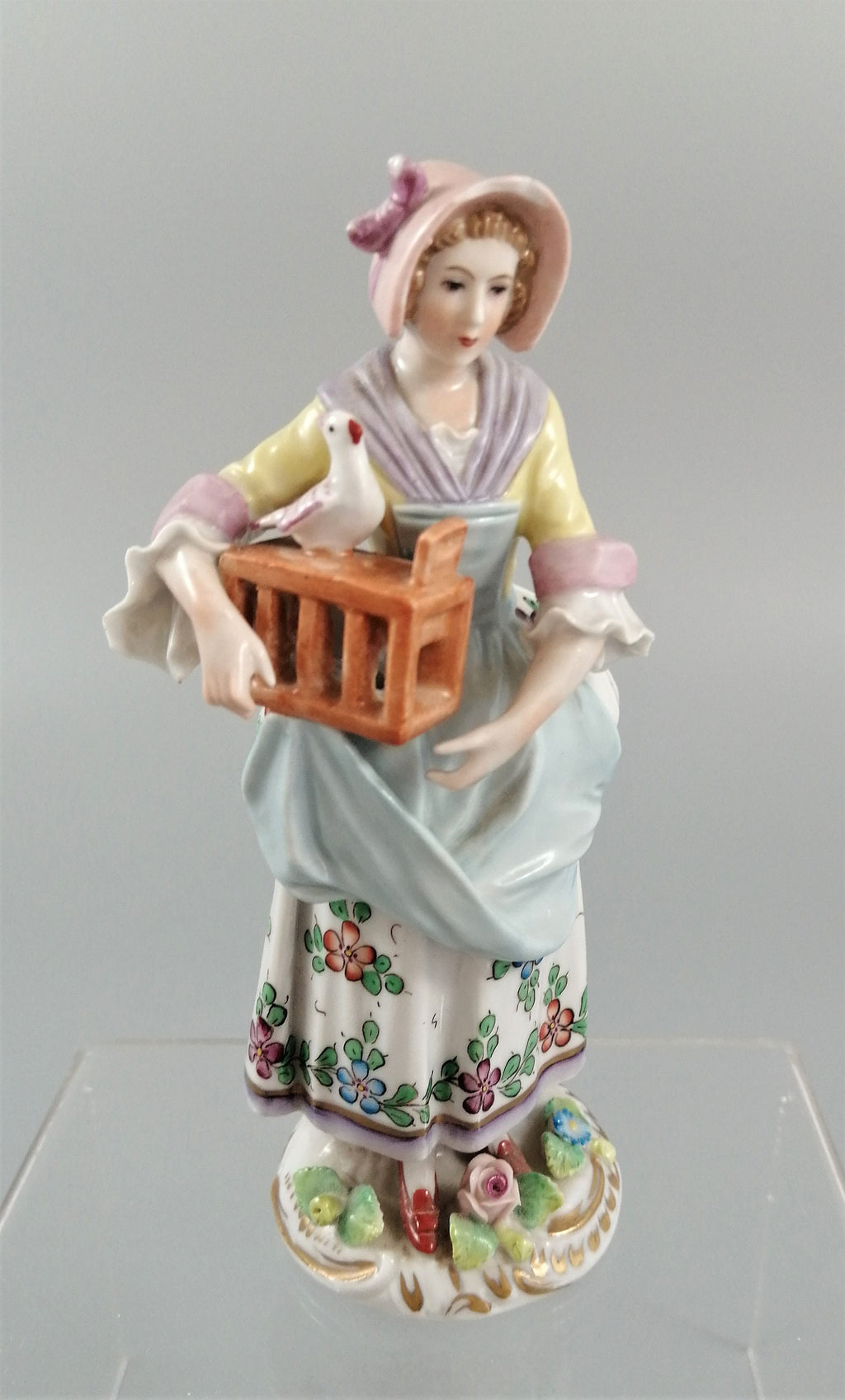 Antique Sitzendorf porcelain figurine,early 20th century