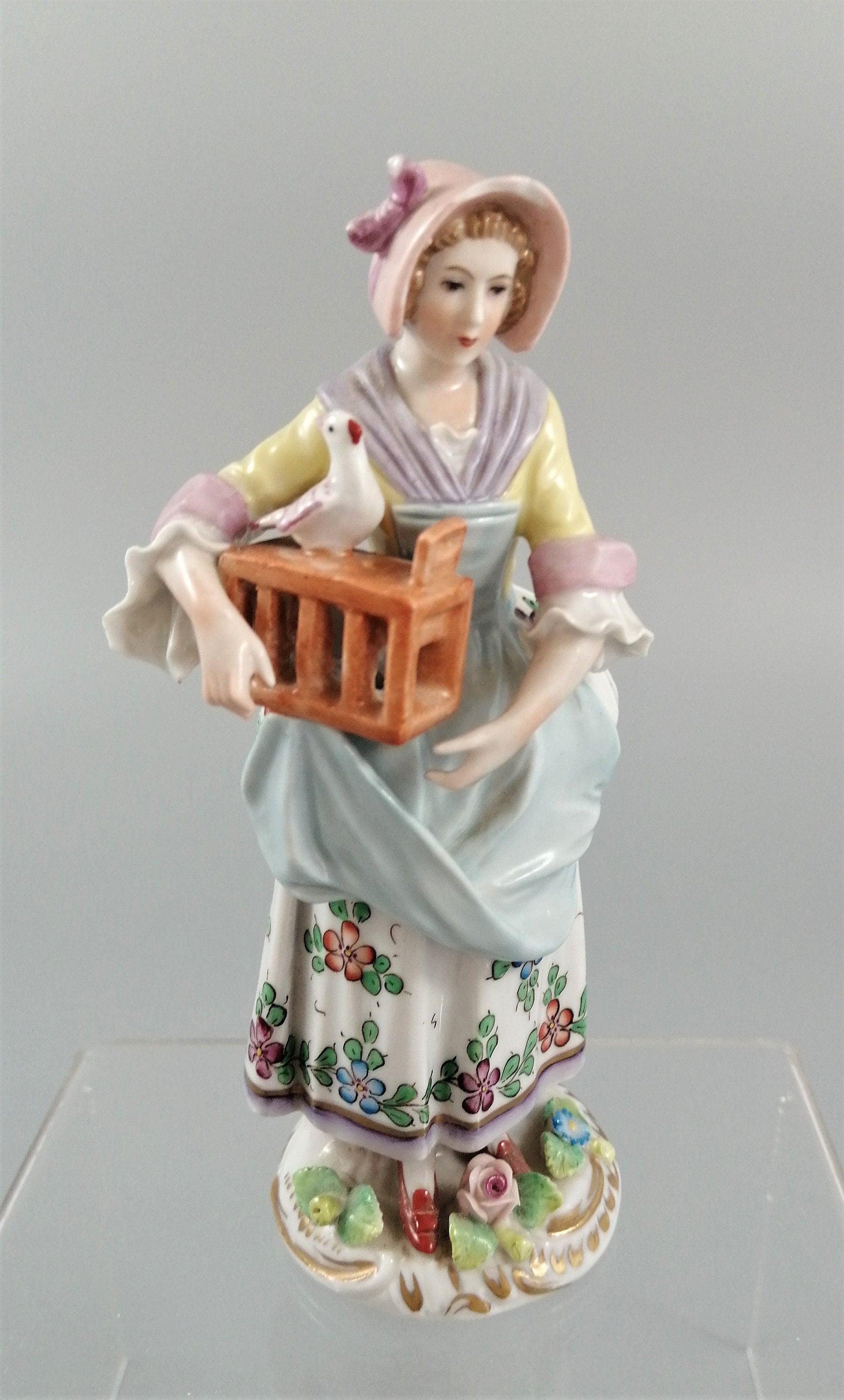 Antique Sitzendorf porcelain figurine,early 20th century