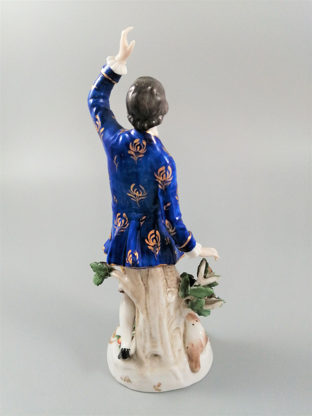Antique Samson porcelain figurine, with gold anchor pseudo-marked to Chelsea