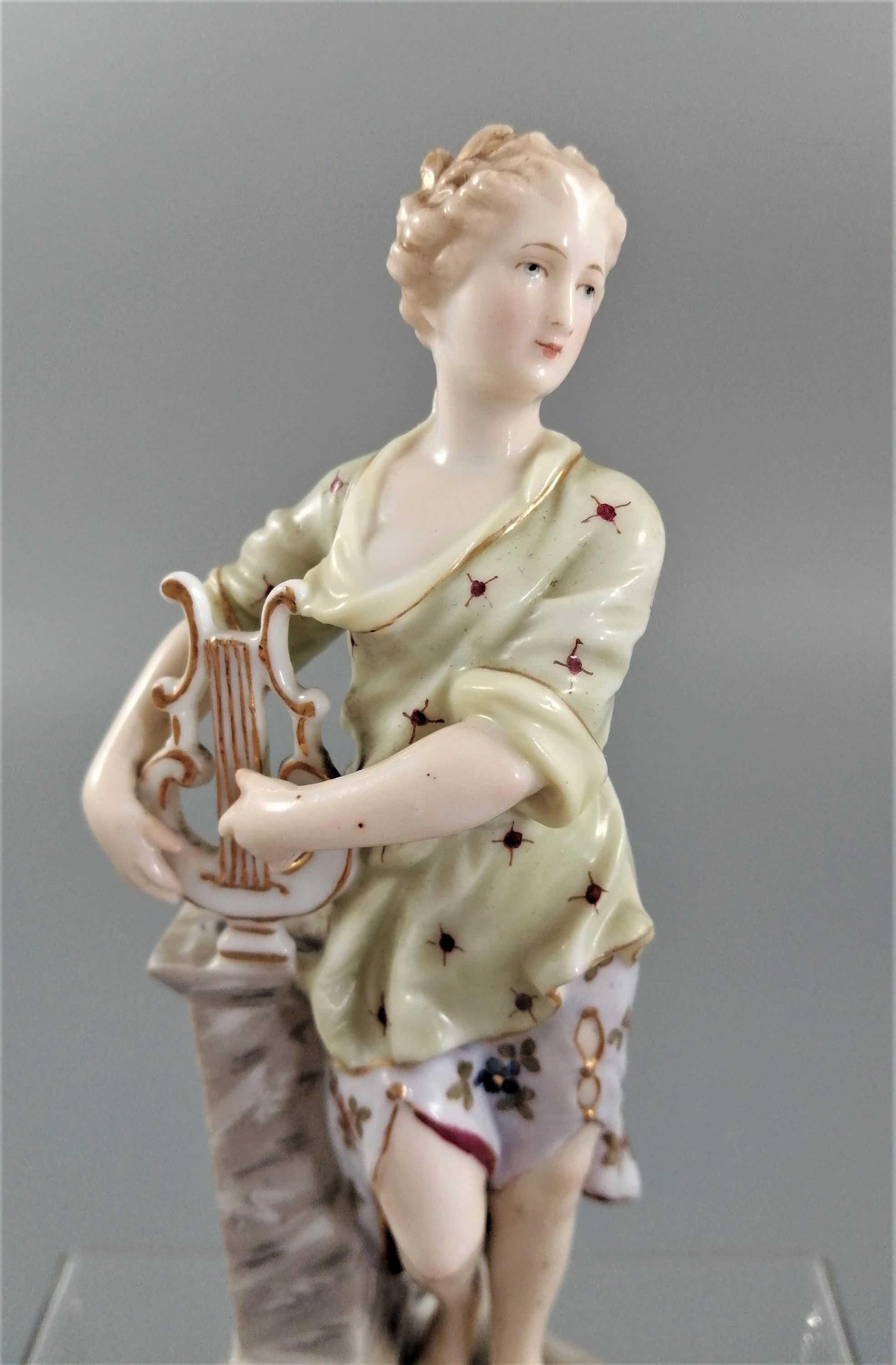Christian Nonne Volkstedt Antique Porcelain Figurine