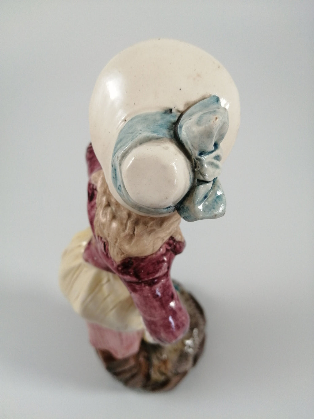 Brothers Urbach Antique Porcelain Figurine: Edwardian Girl with Fan