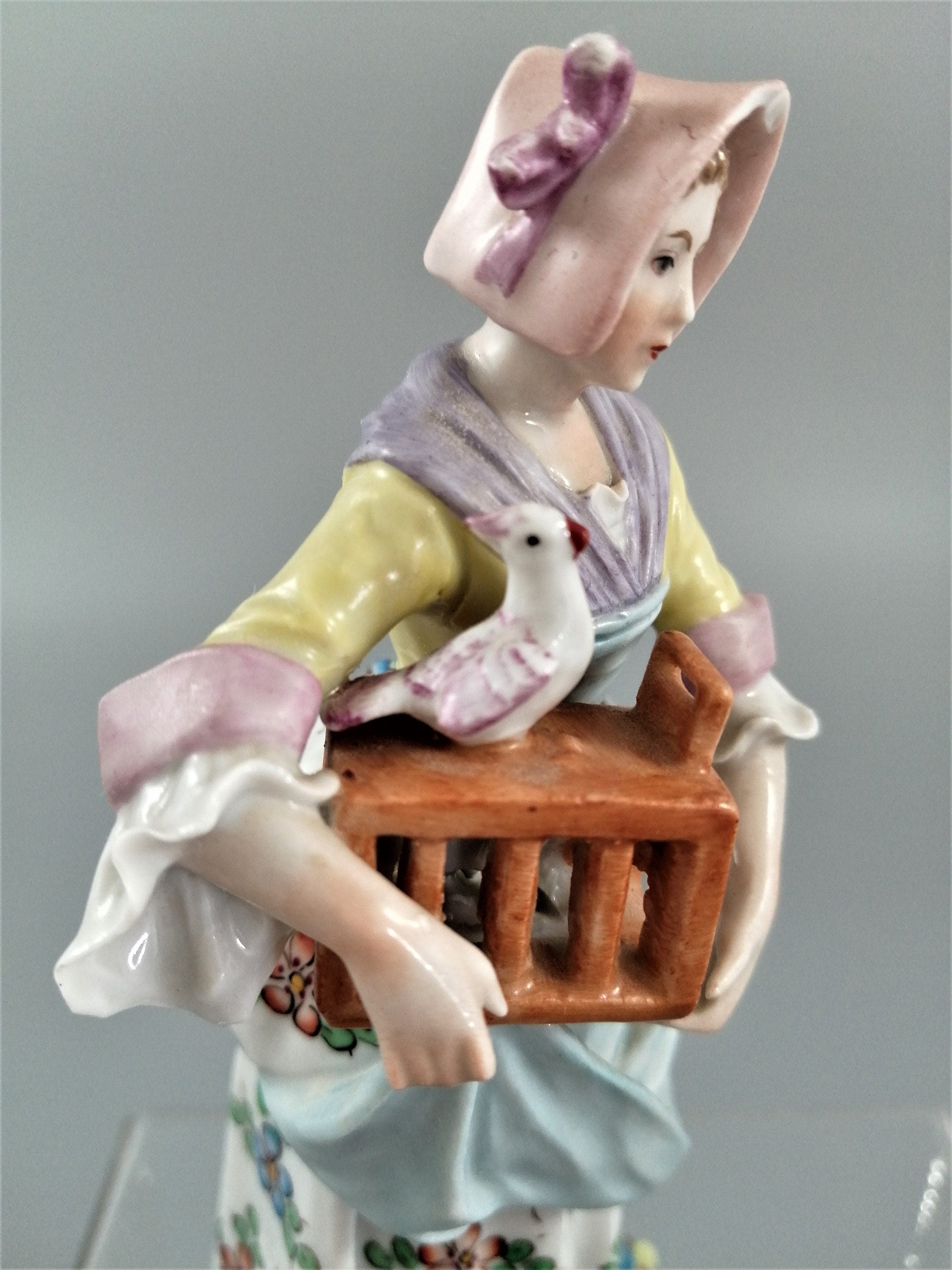 Antique Sitzendorf porcelain figurine,early 20th century