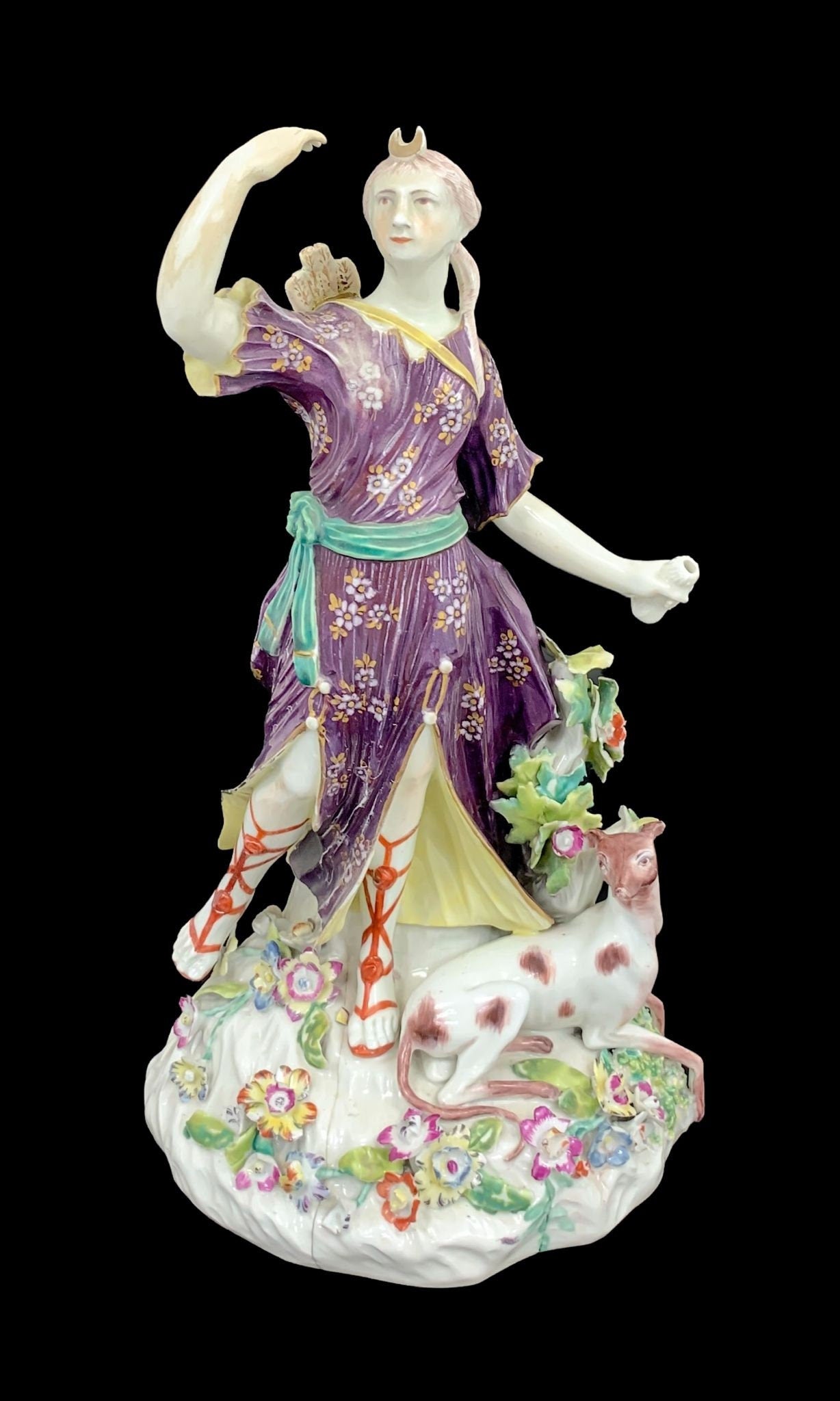 Early Derby Diana Porcelain Figure: William Duesbury, c. 1765