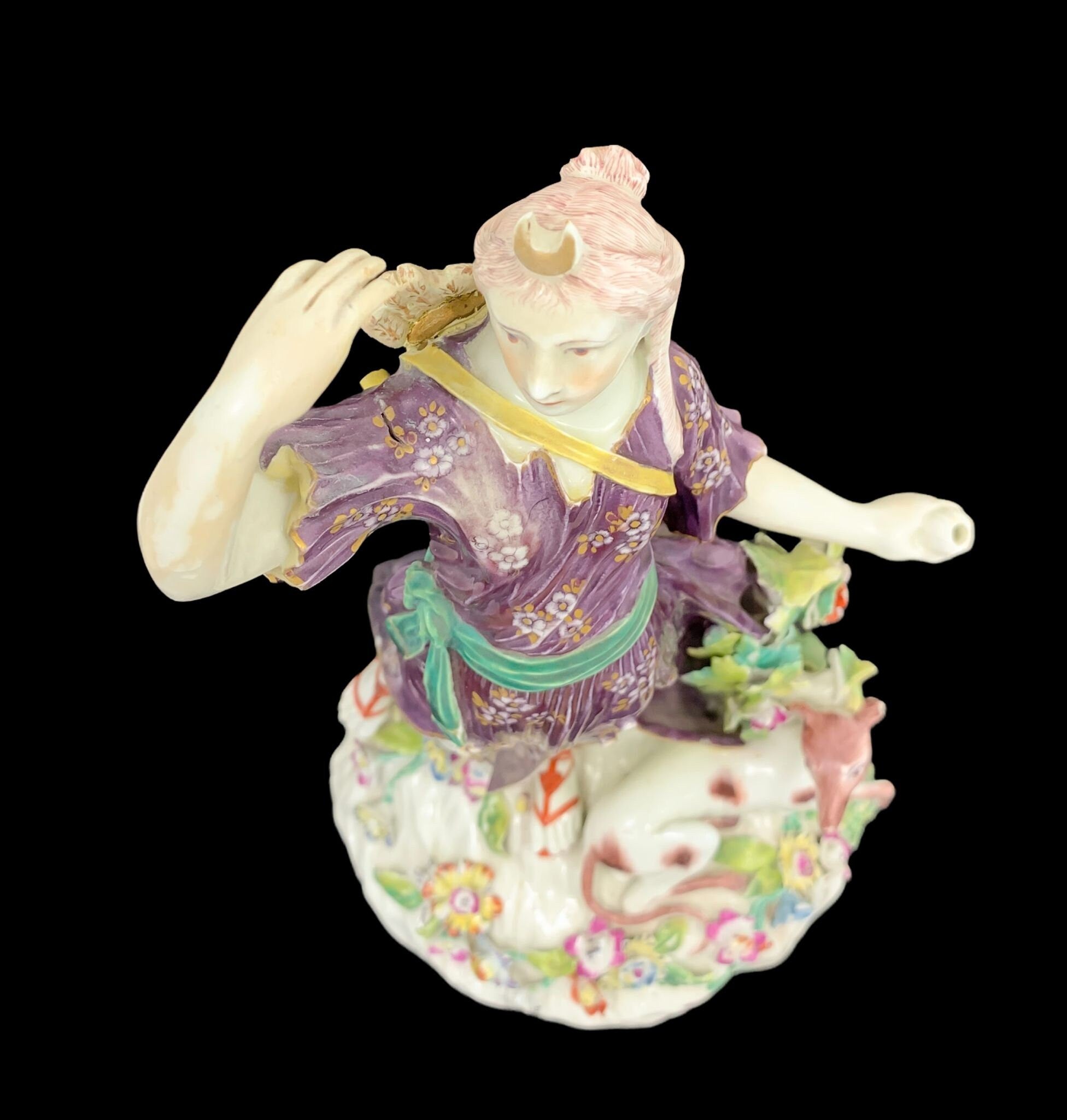Early Derby Diana Porcelain Figure: William Duesbury, c. 1765