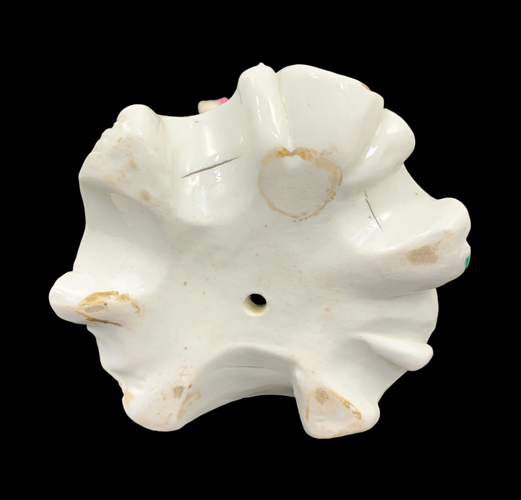 Early Derby Porcelain Mars Figural Candlestick: Rococo Gilt Sconce, c. 1765