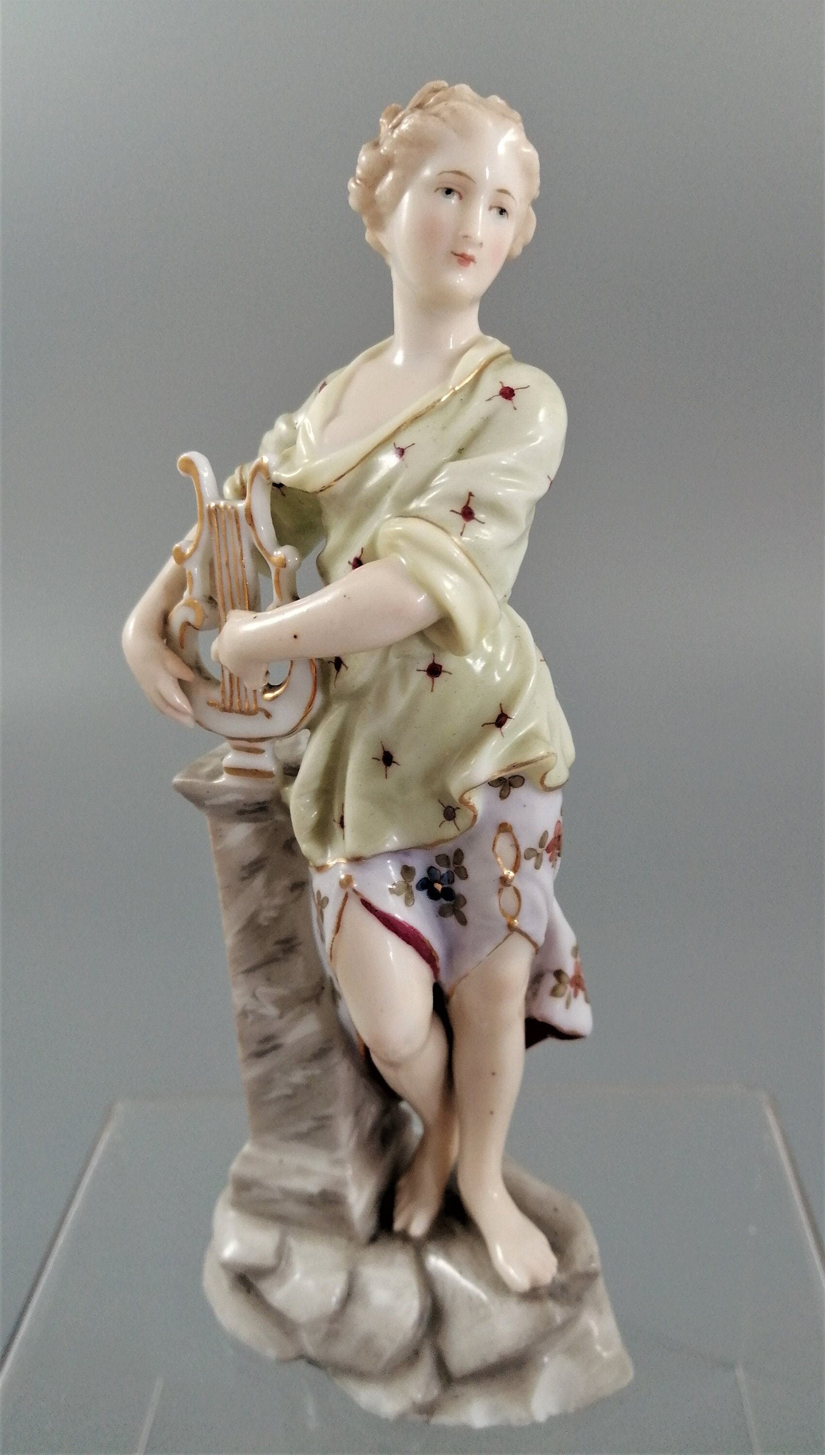 Christian Nonne Volkstedt Antique Porcelain Figurine