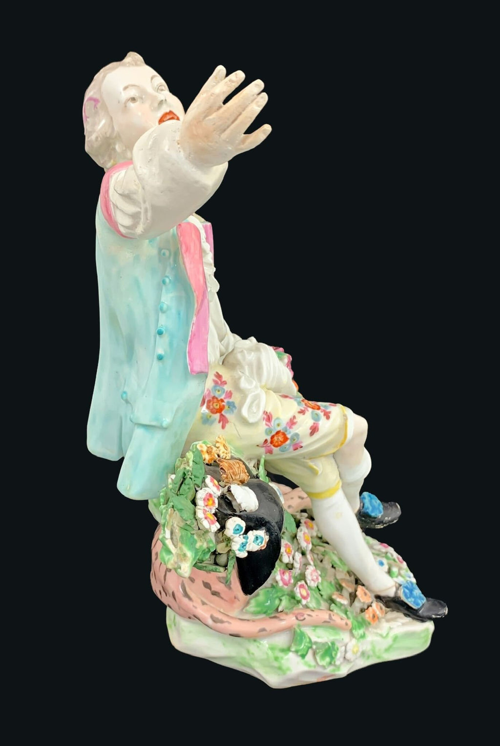 Rare Derby Porcelain Figurine: "Taste" from "The Five Senses" Set, c. 1765
