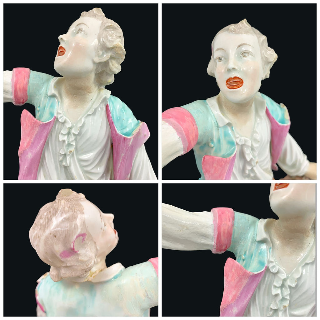 Rare Derby Porcelain Figurine: "Taste" from "The Five Senses" Set, c. 1765