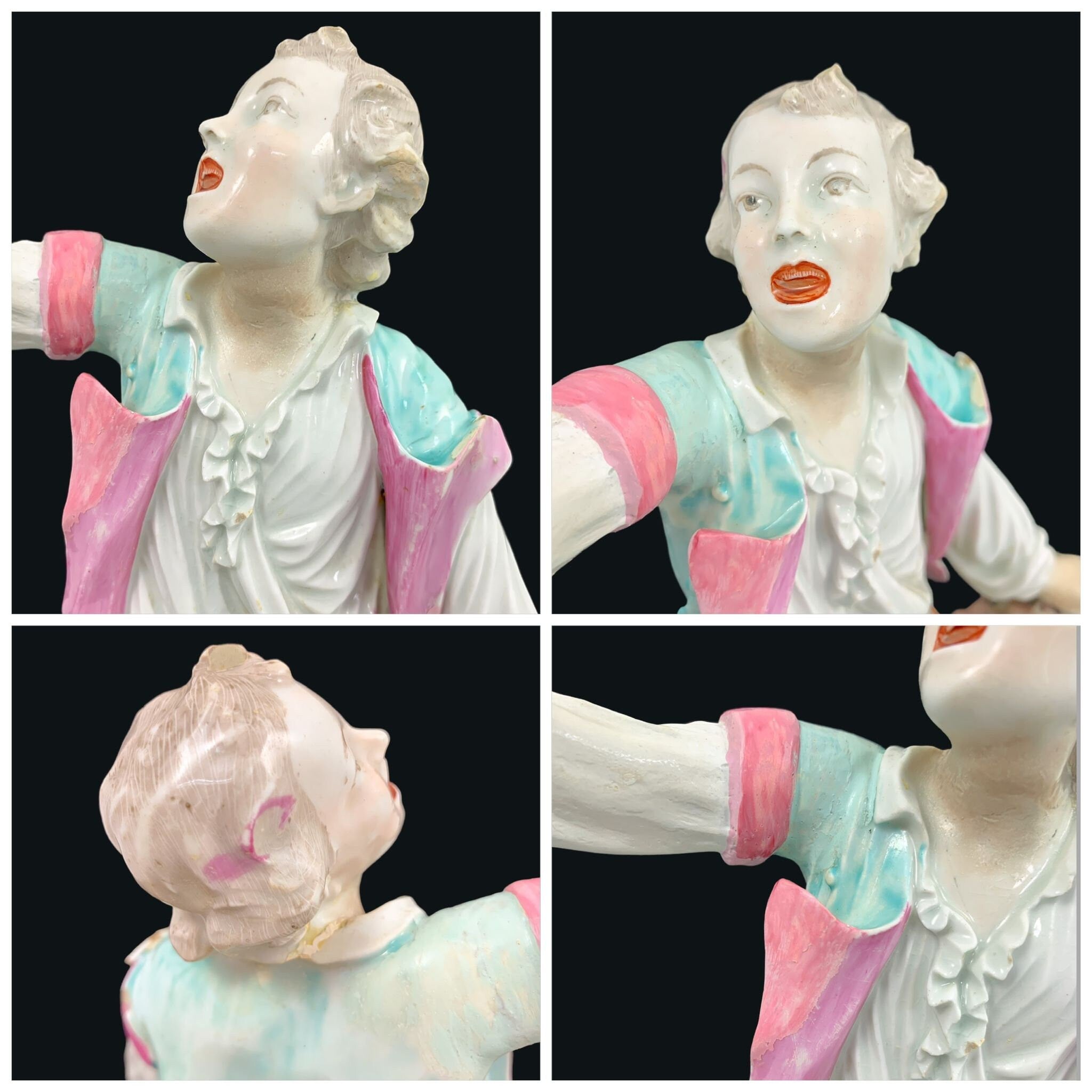 Rare Derby Porcelain Figurine: "Taste" from "The Five Senses" Set, c. 1765