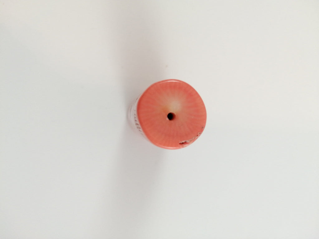 Antique Cylindrical, Barrel Natural Salmon Pink  Coral Bead 36,08 g.