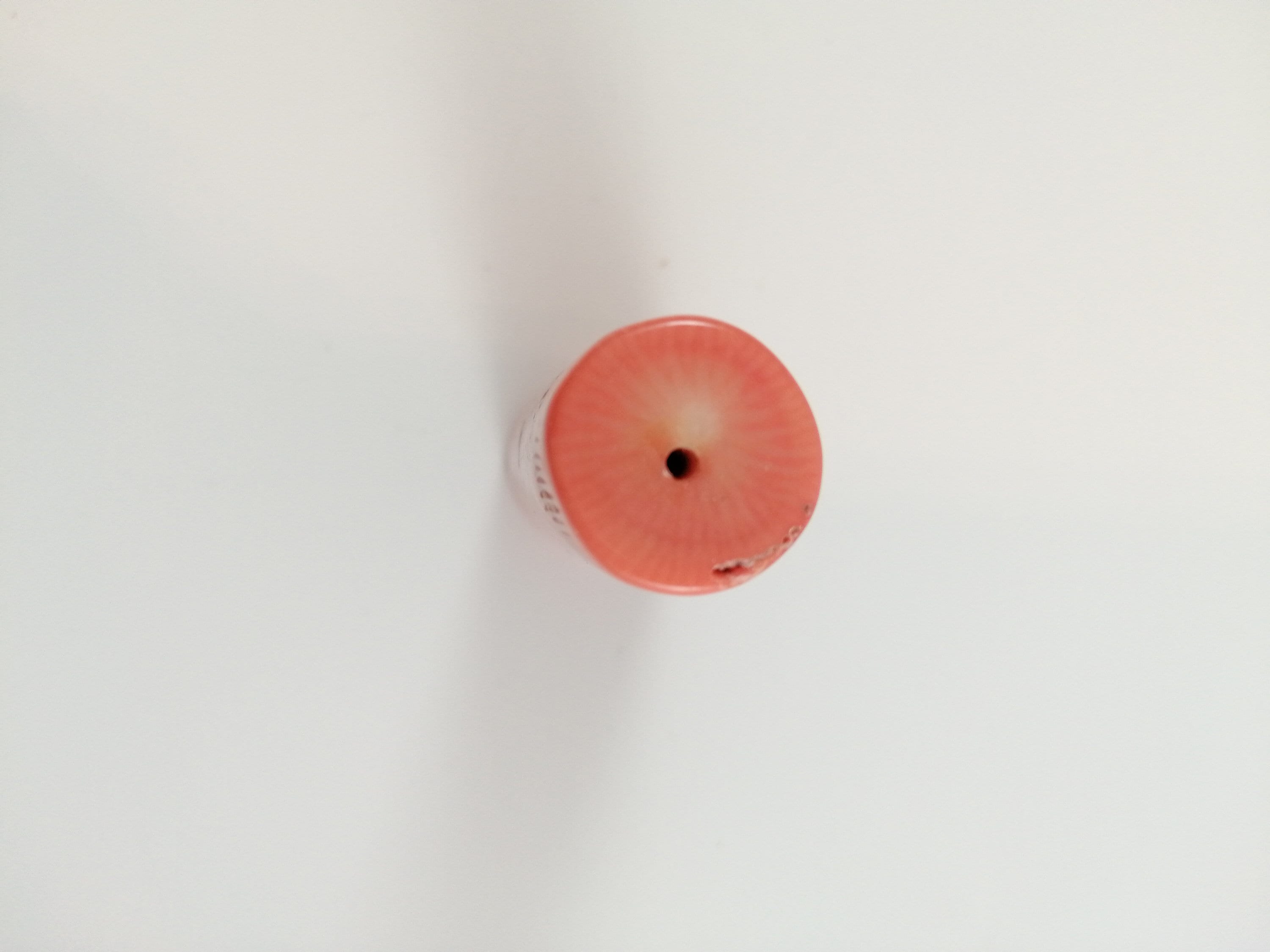 Antique Cylindrical, Barrel Natural Salmon Pink  Coral Bead 36,08 g.