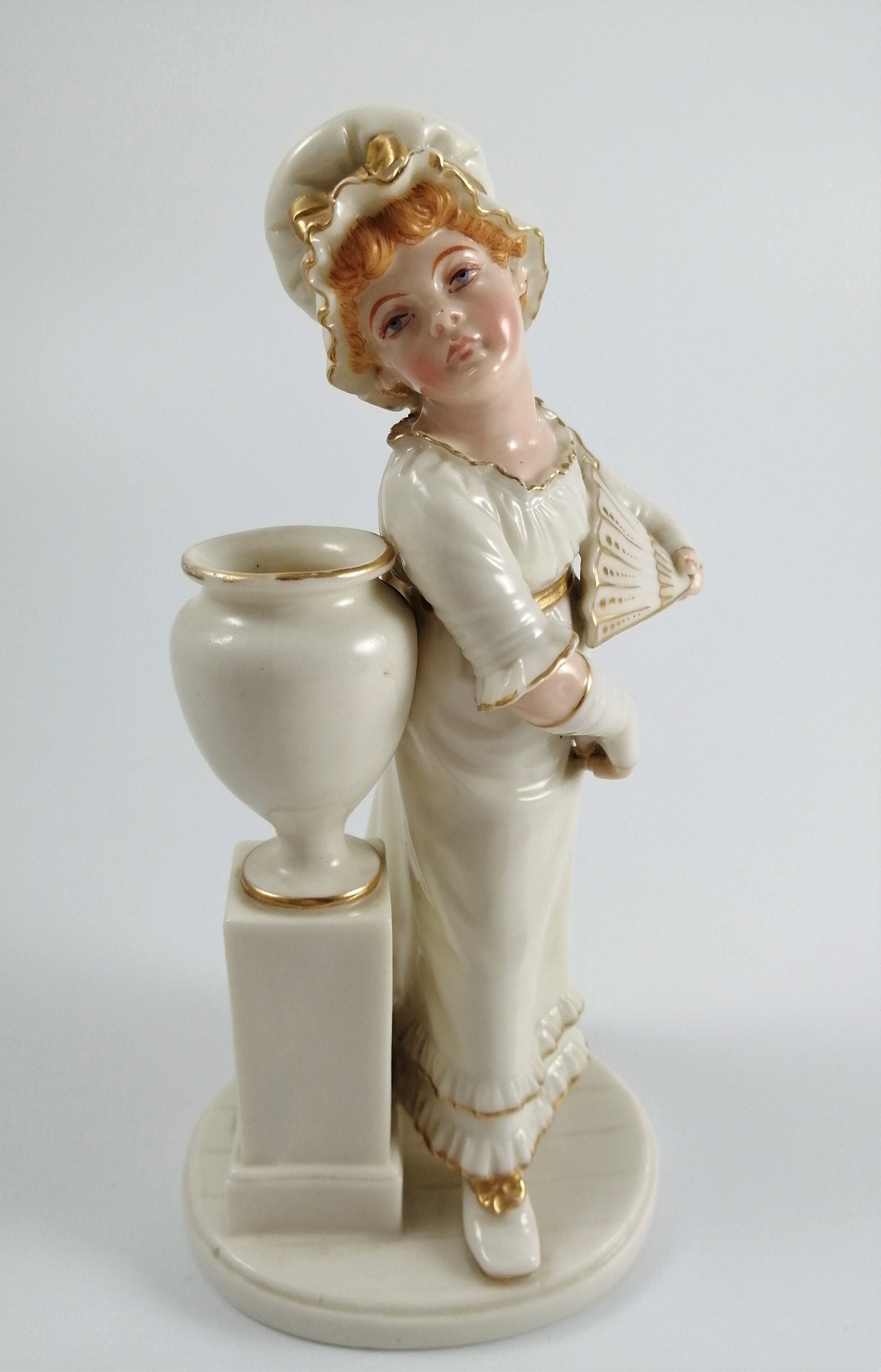 Antique Royal Worcester ,James Hadley, porcelain figurine