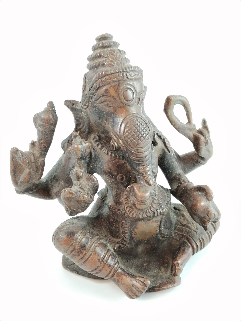 Antique bronze figurine, depicting Ganesha,19th