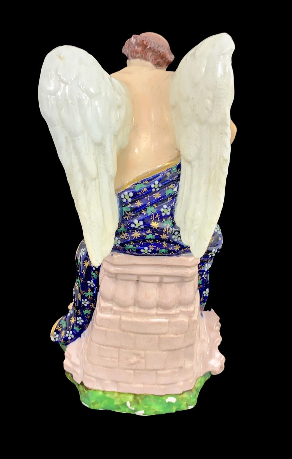 Early Derby Porcelain Figure: Time Clipping Wings of Love, c. 1765