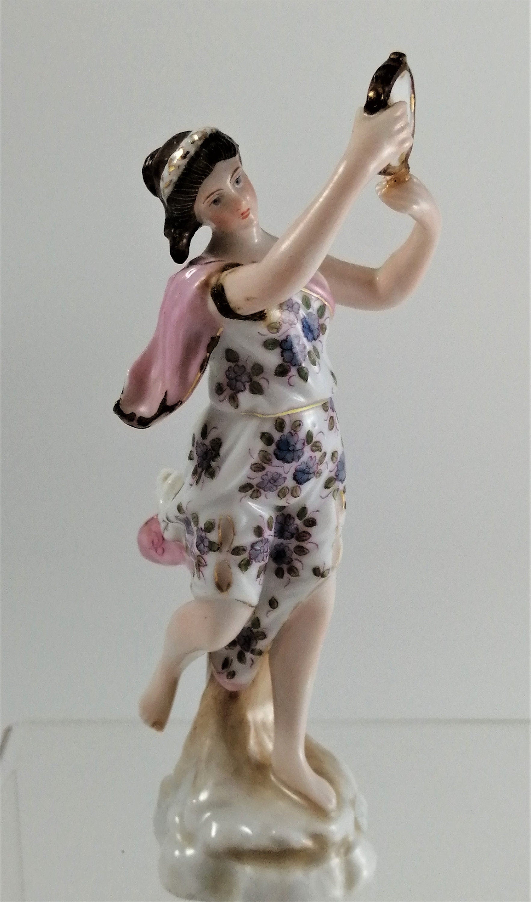Antique porcelain figurine ,Volkstedt porcelain manufactory.