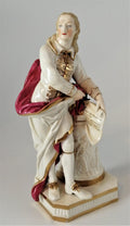 Antique Derby porcelain figures of Milton circa 1780-1785.